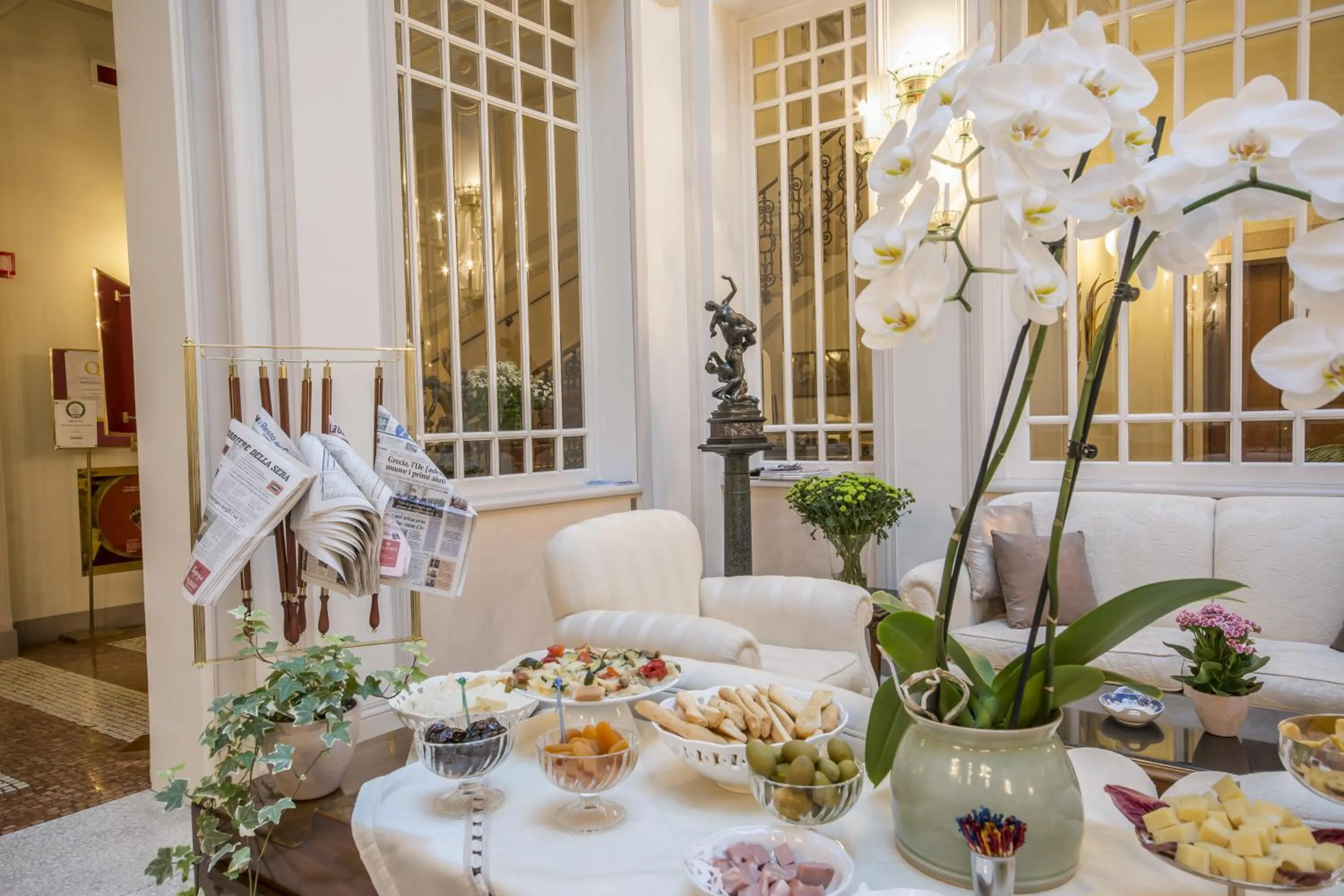 Decorative detail in Hotel Corona d'Oro 1890