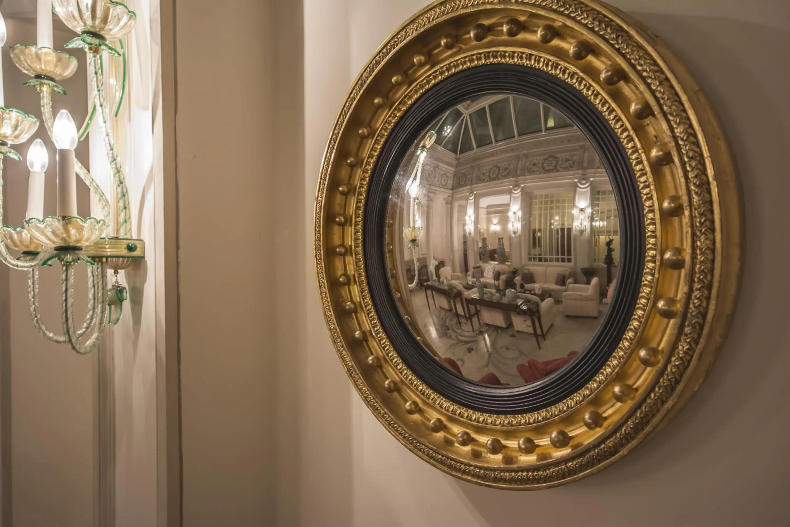 Decorative detail in Hotel Corona d'Oro 1890