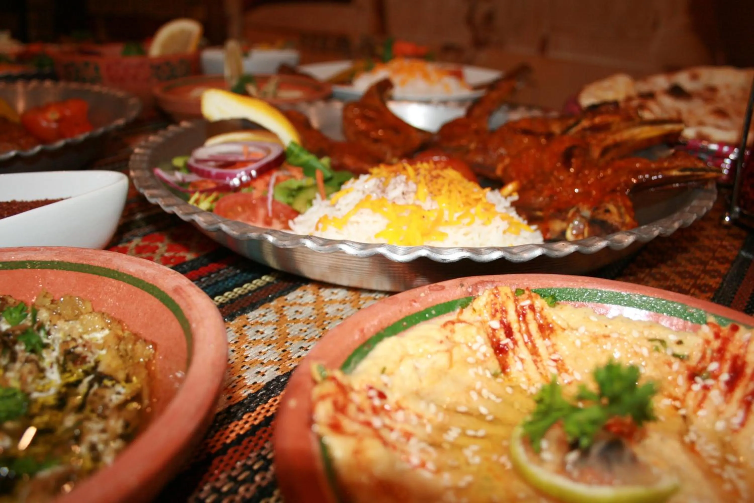 Food in Cyrus Hotel