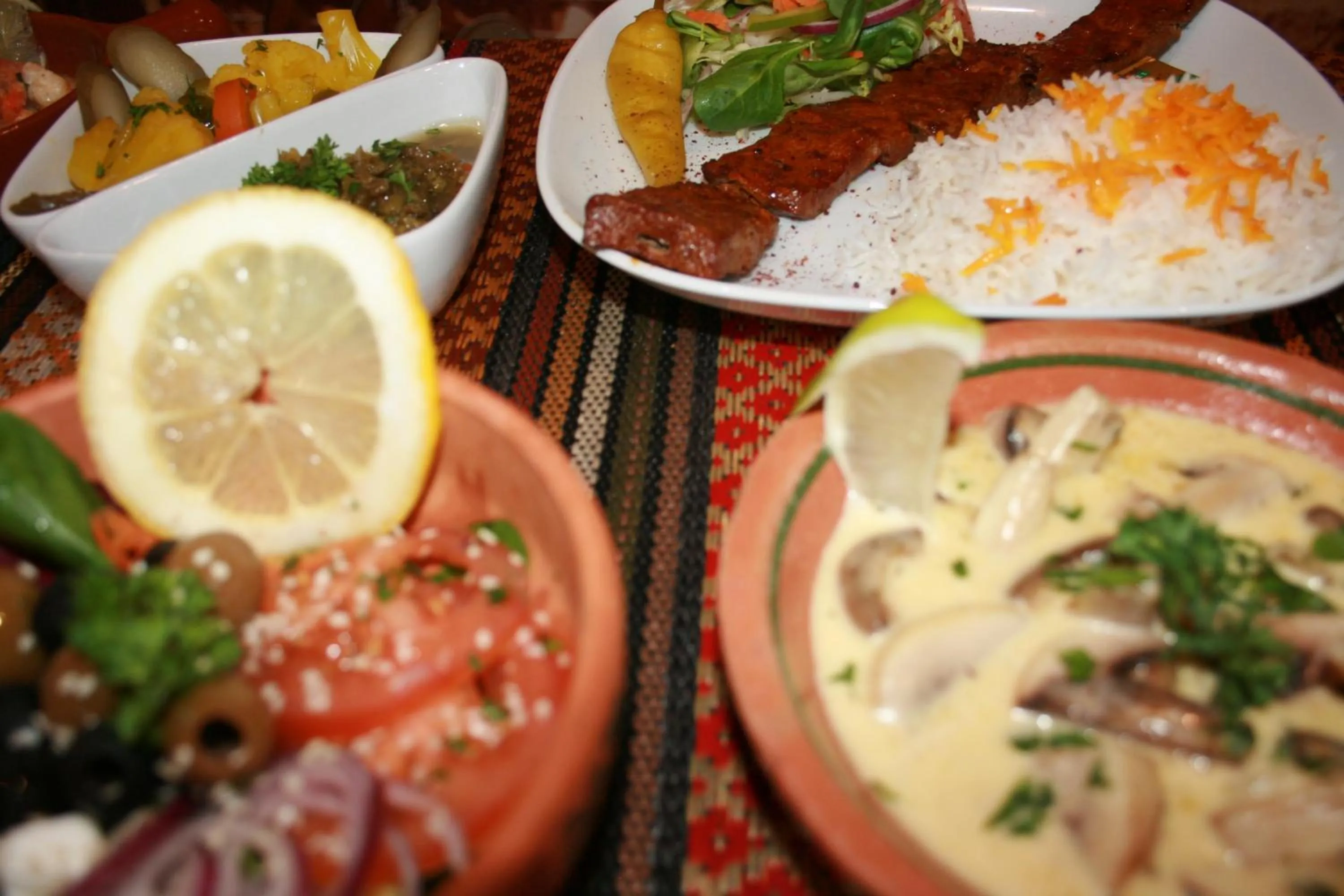 Food in Cyrus Hotel