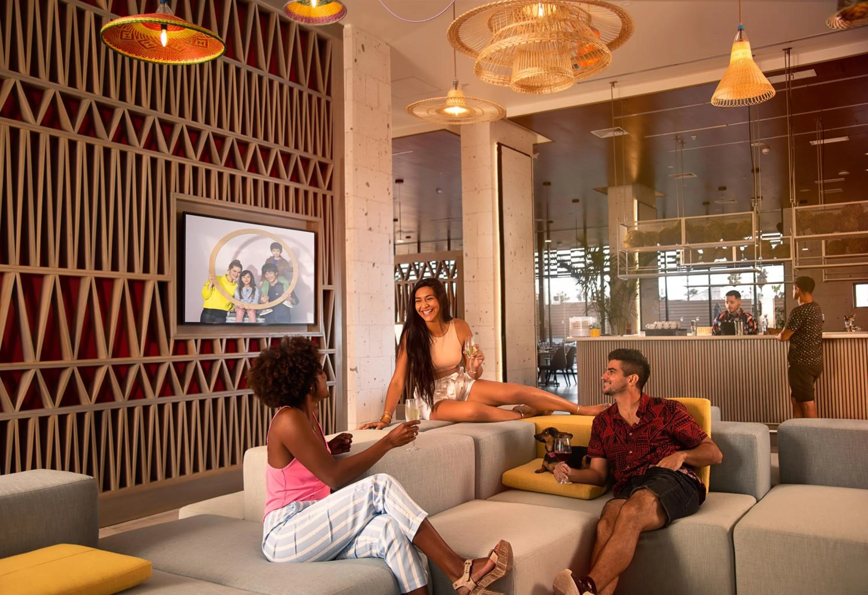 People in Novotel Arica