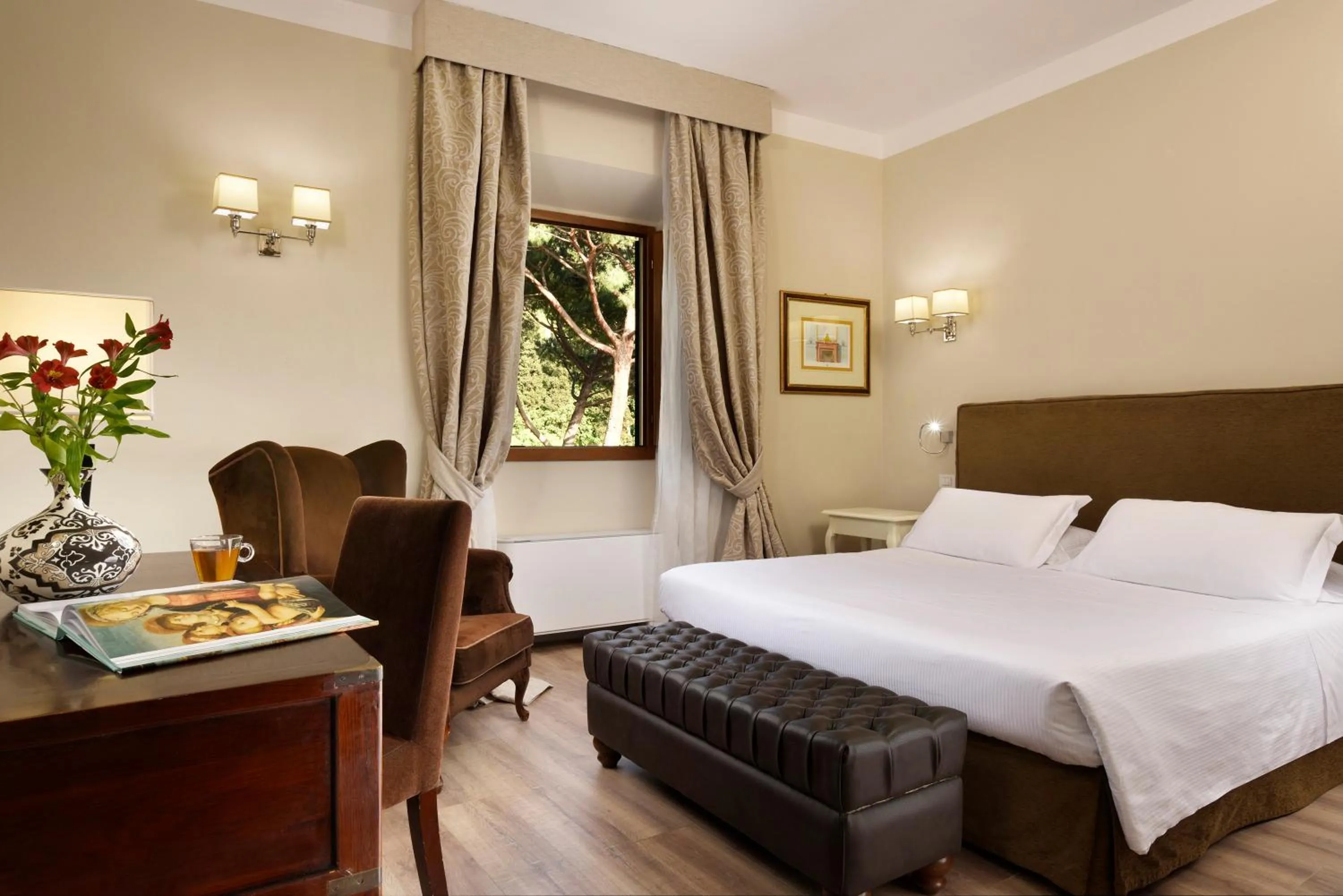 Bedroom, Bed in FH55 Hotel Villa Fiesole