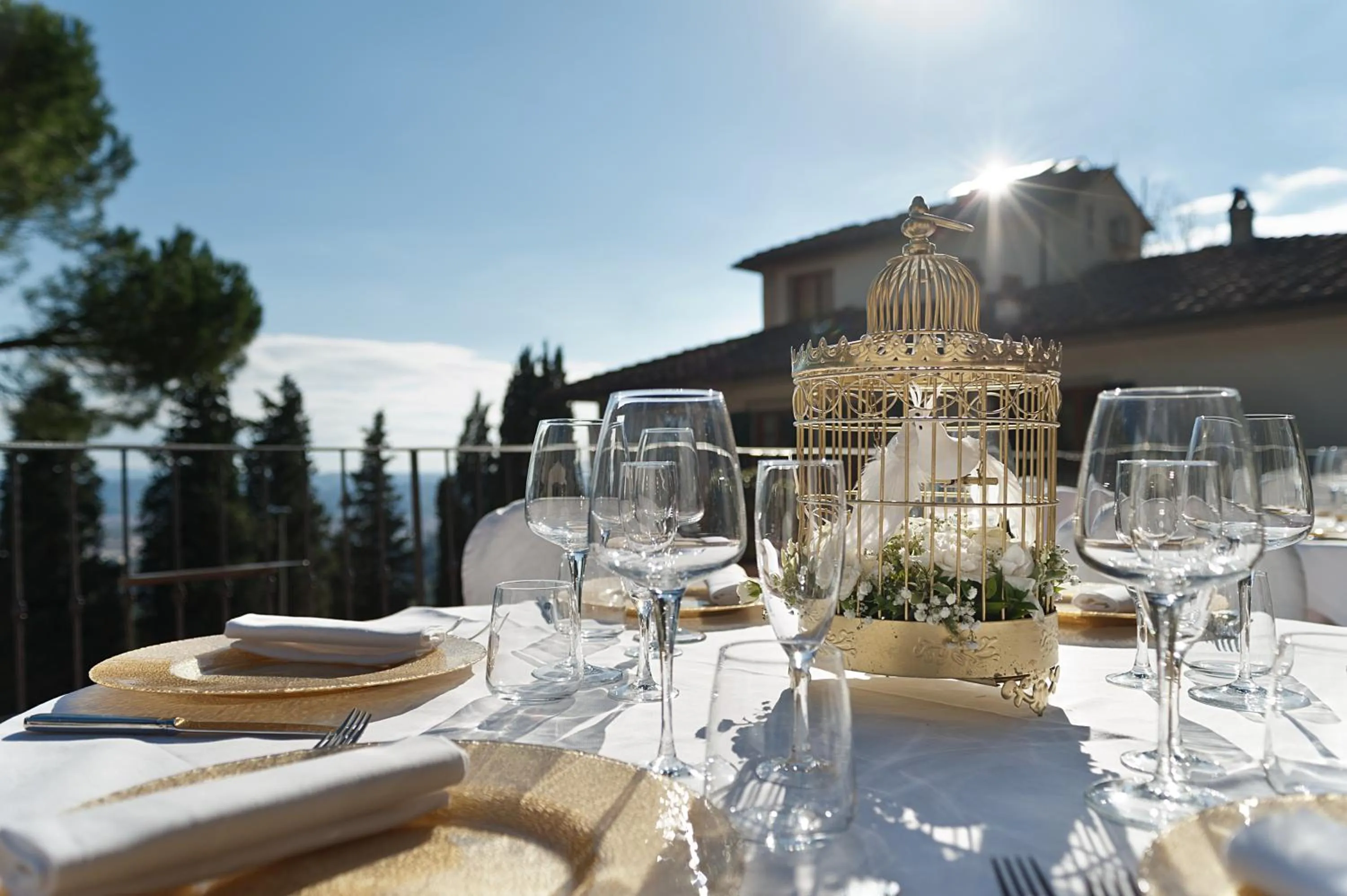 Balcony/Terrace in FH55 Hotel Villa Fiesole