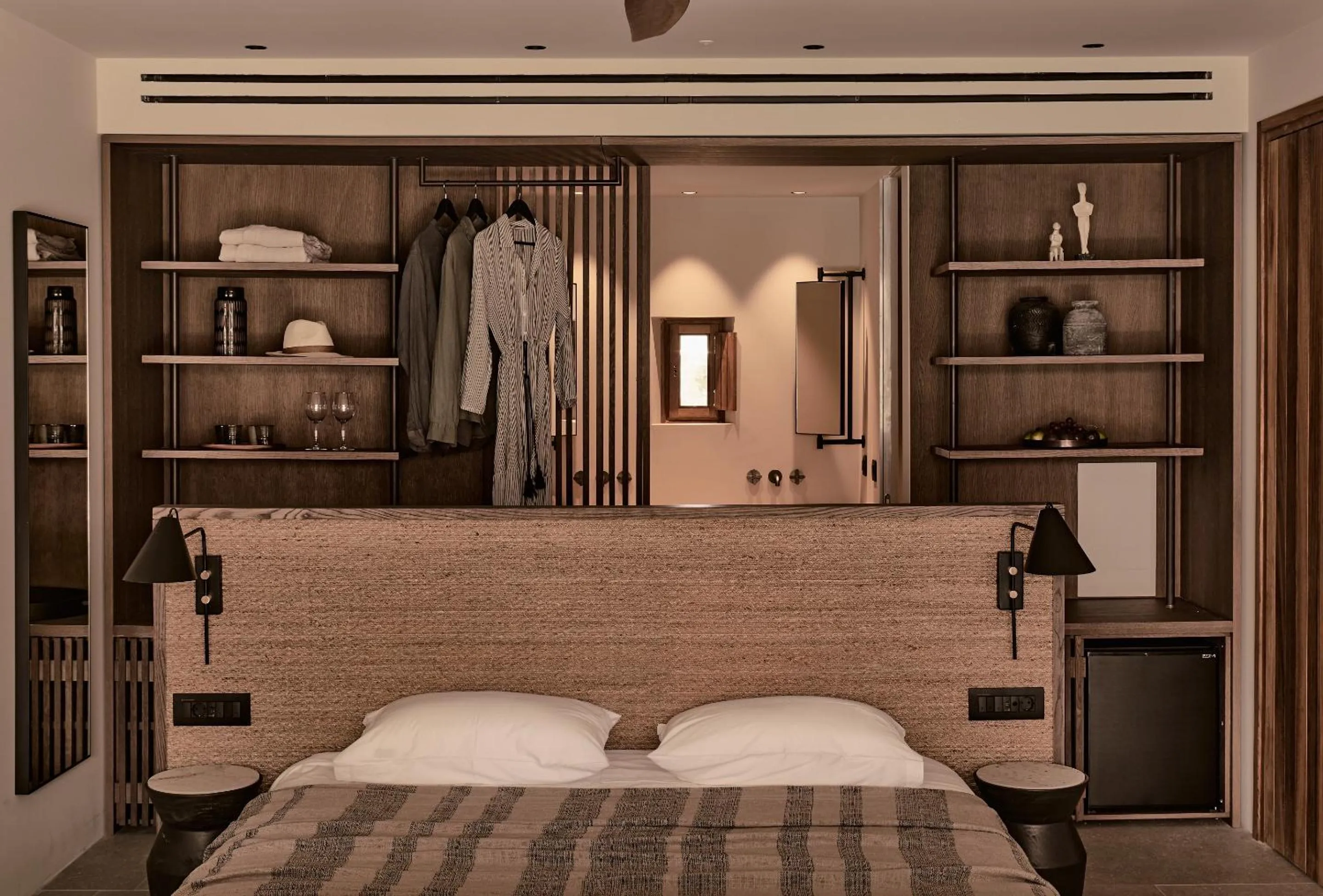 Bed in Theros All Suite Hotel - Adults Only