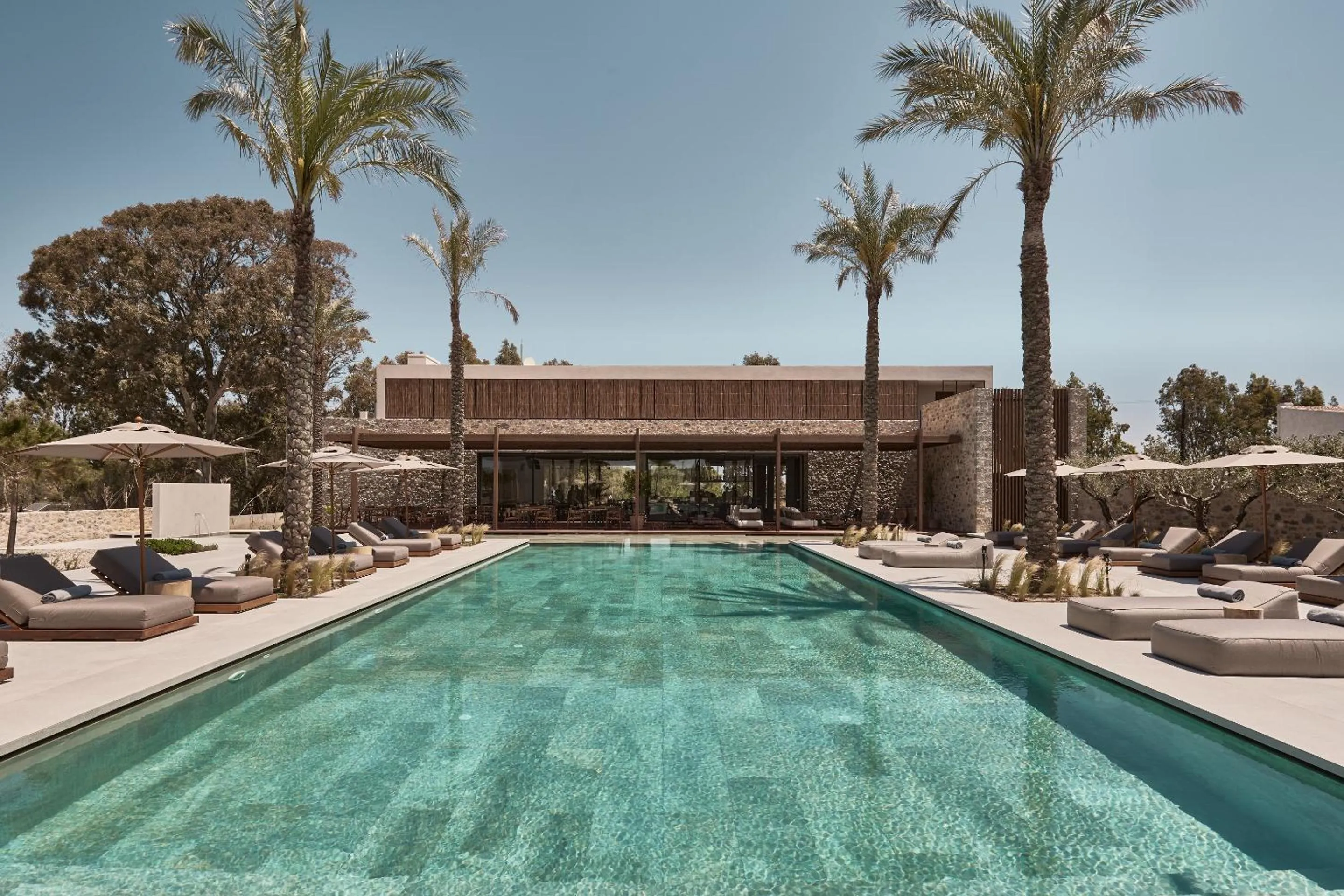 Swimming pool in Theros All Suite Hotel - Adults Only