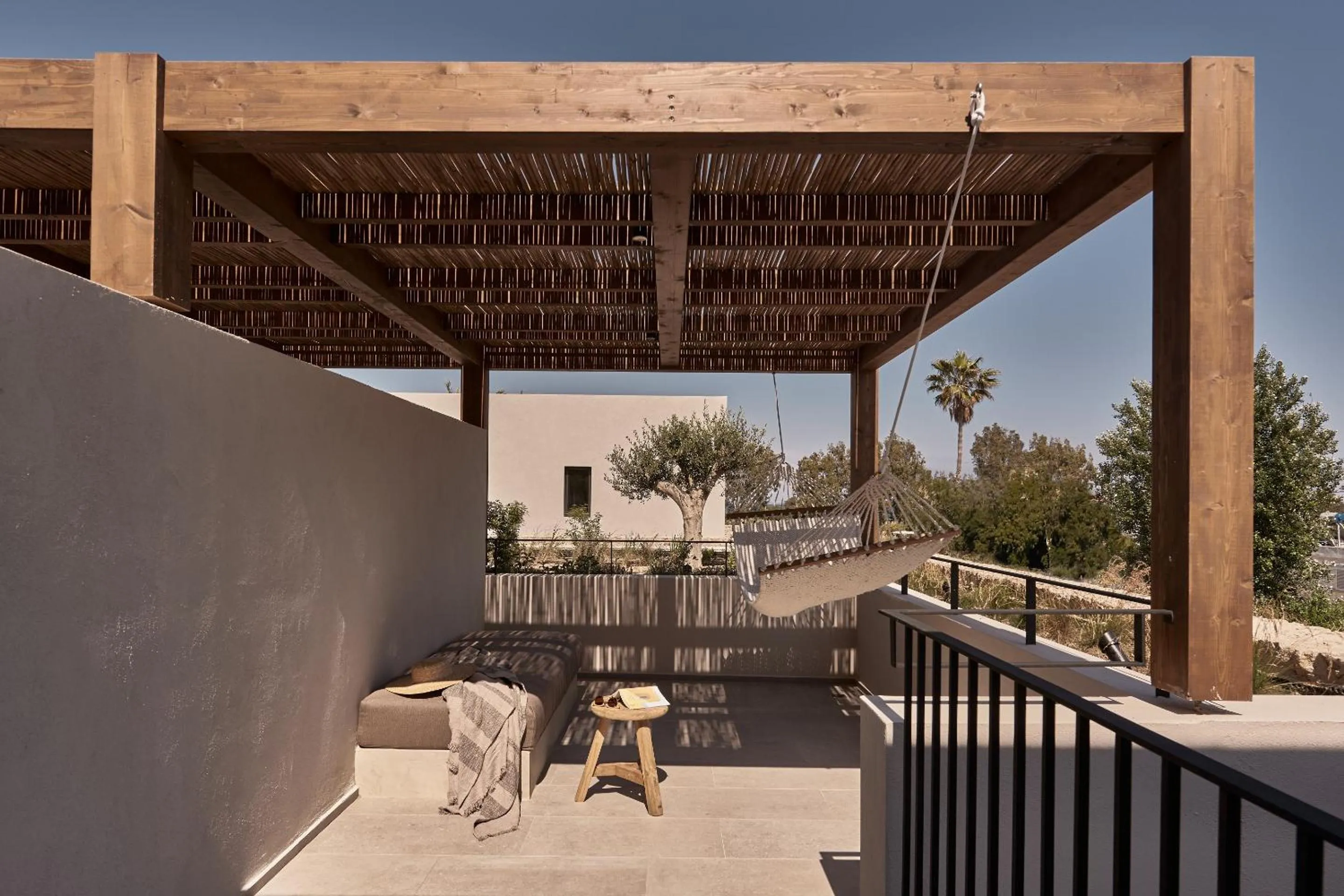 Balcony/Terrace in Theros All Suite Hotel - Adults Only