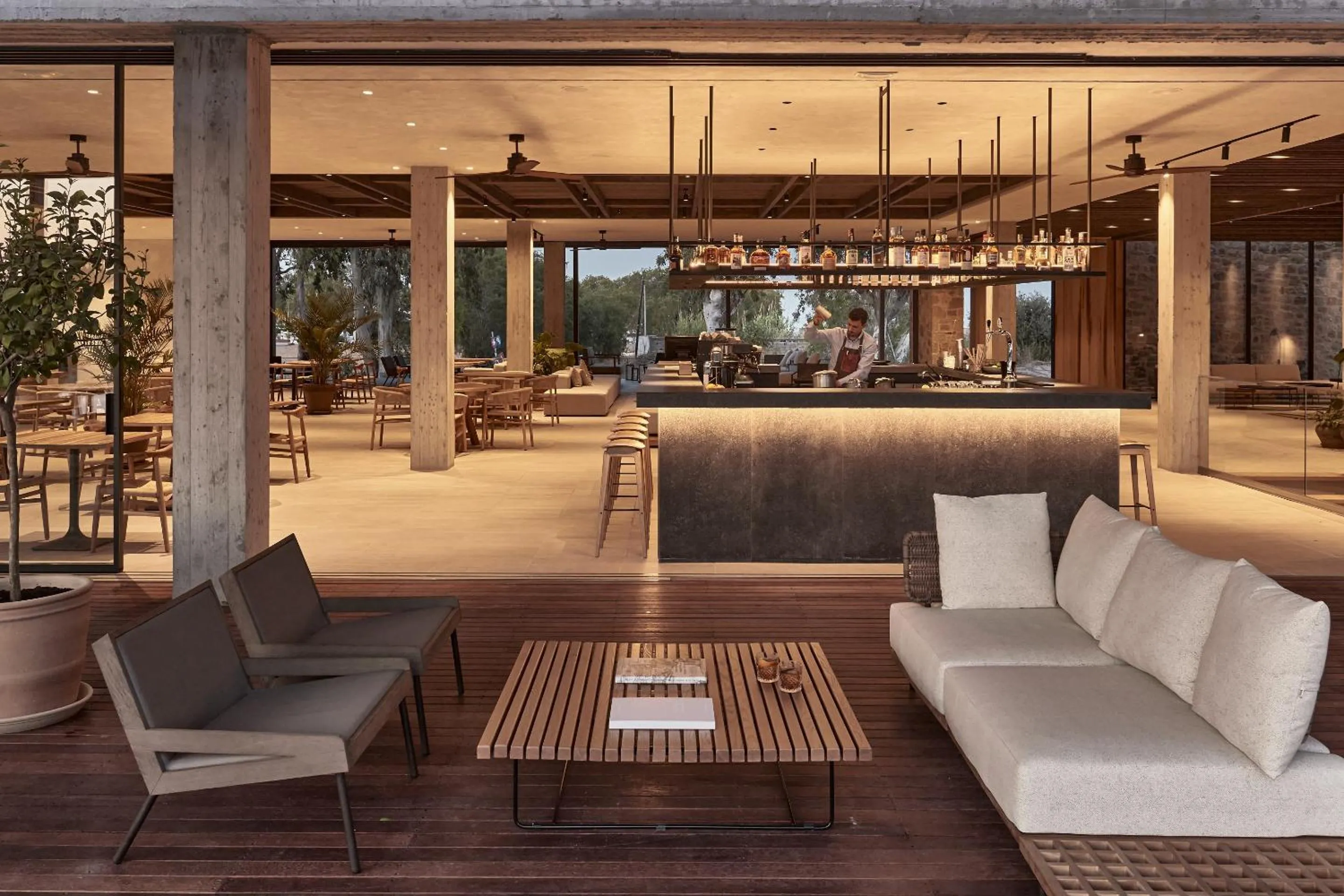 Lounge or bar in Theros All Suite Hotel - Adults Only