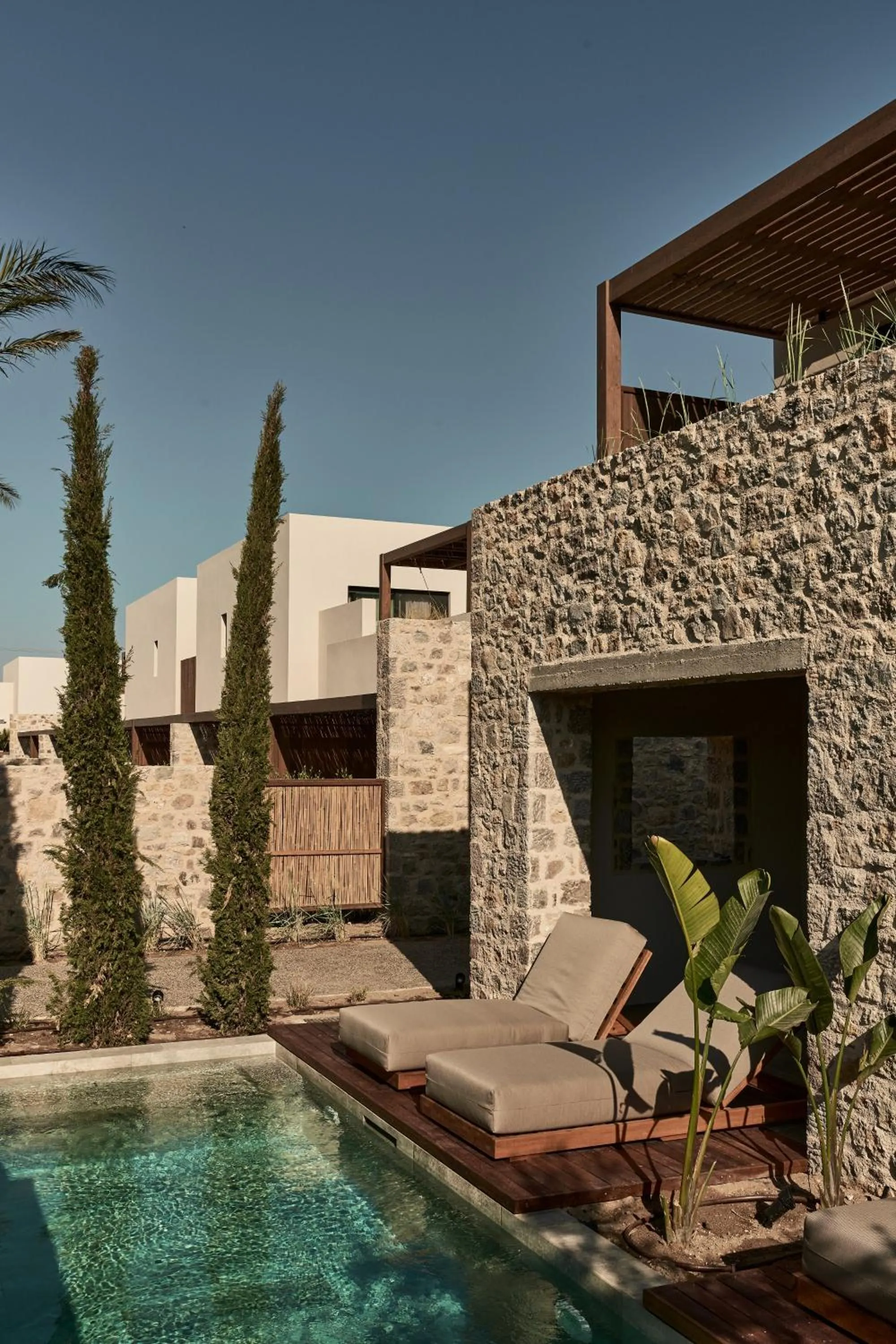 Swimming pool in Theros All Suite Hotel - Adults Only