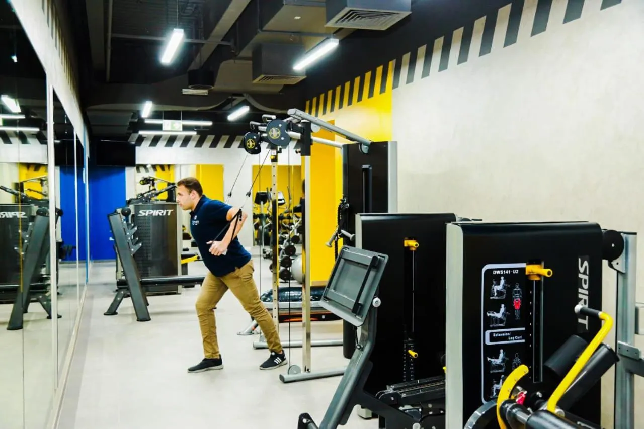 Fitness centre/facilities in Ayla Ibri Hotel & Mall