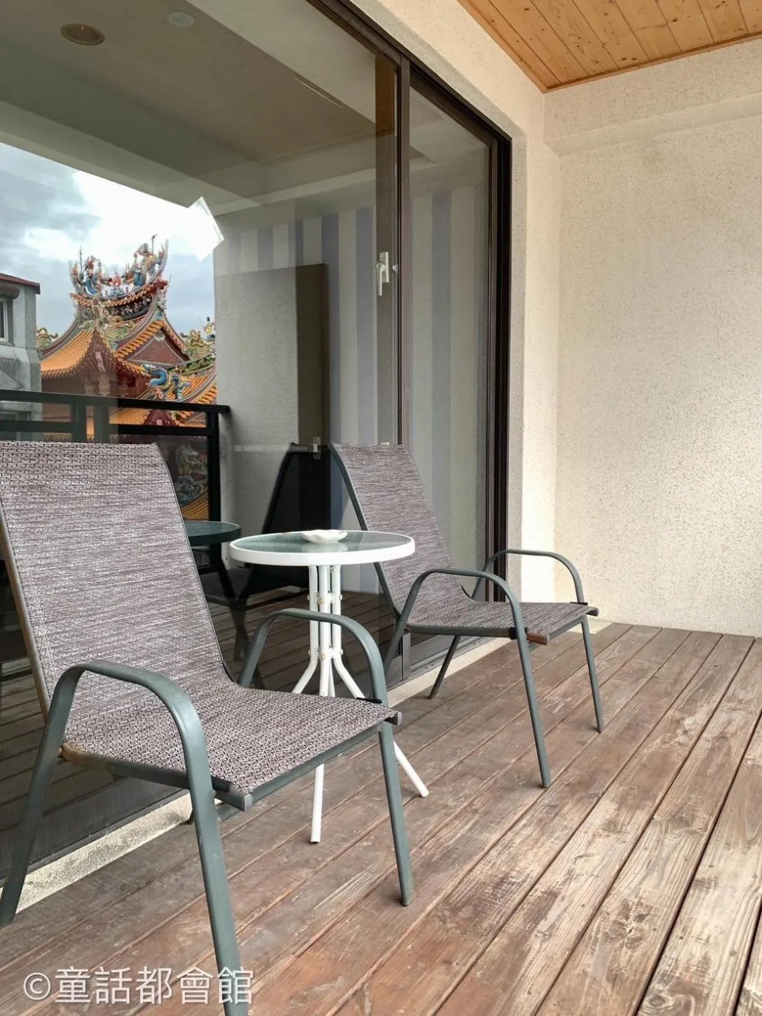 Patio in Fairy Tale City Motel