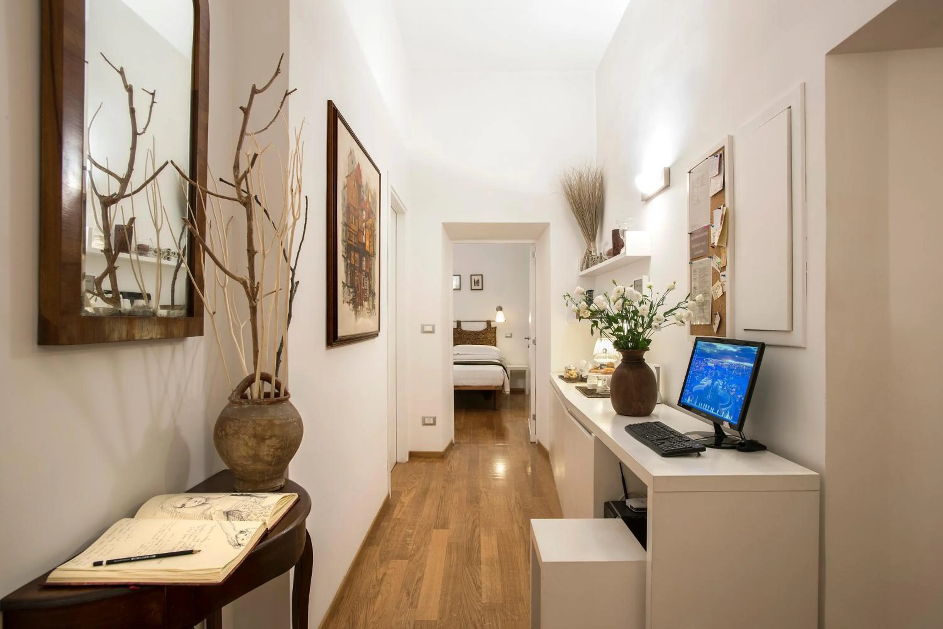 Lobby or reception, Bed in B&B Arco Del Lauro