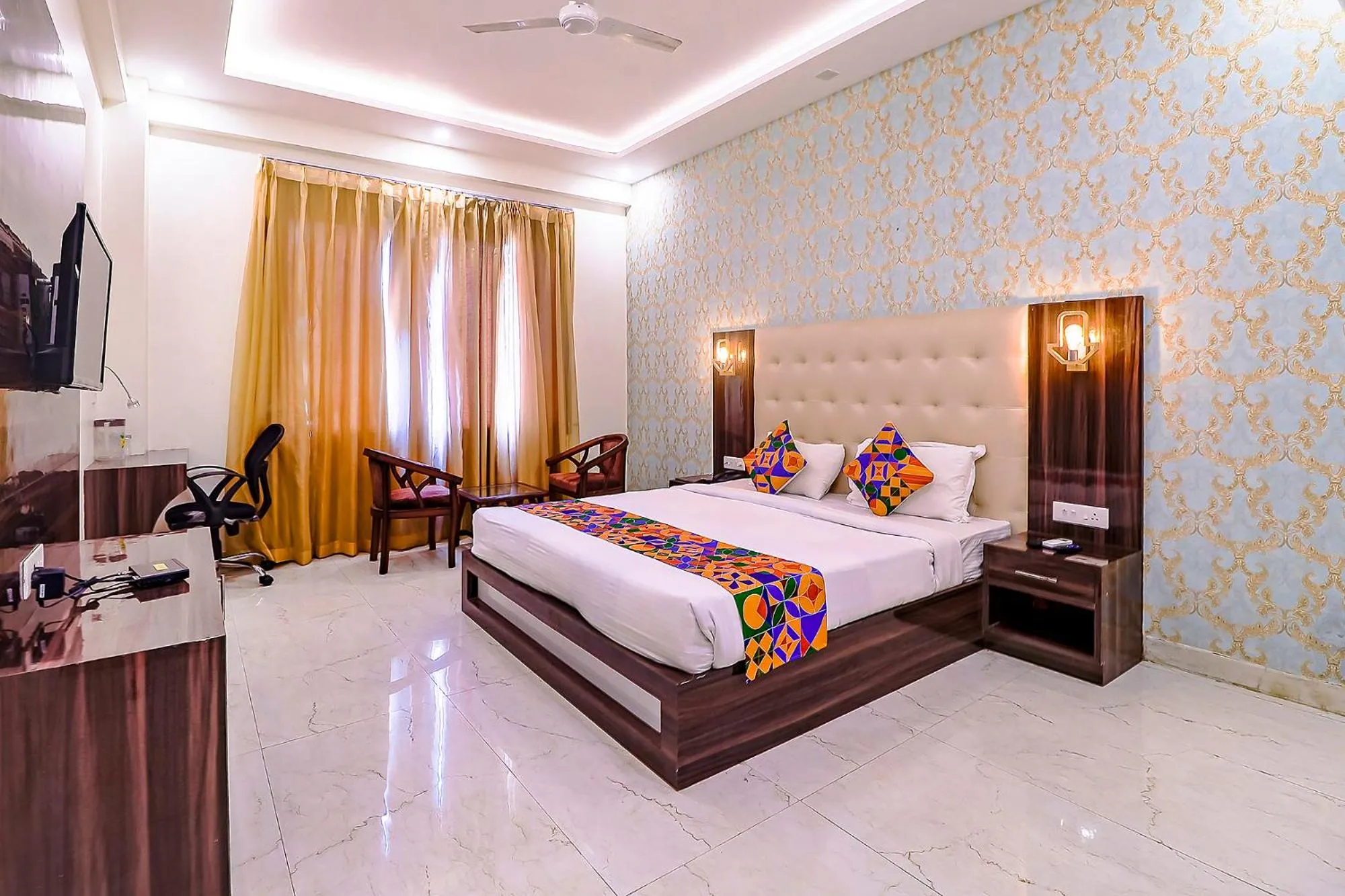 Photo of the whole room, Bed in FabHotel Swess Grand