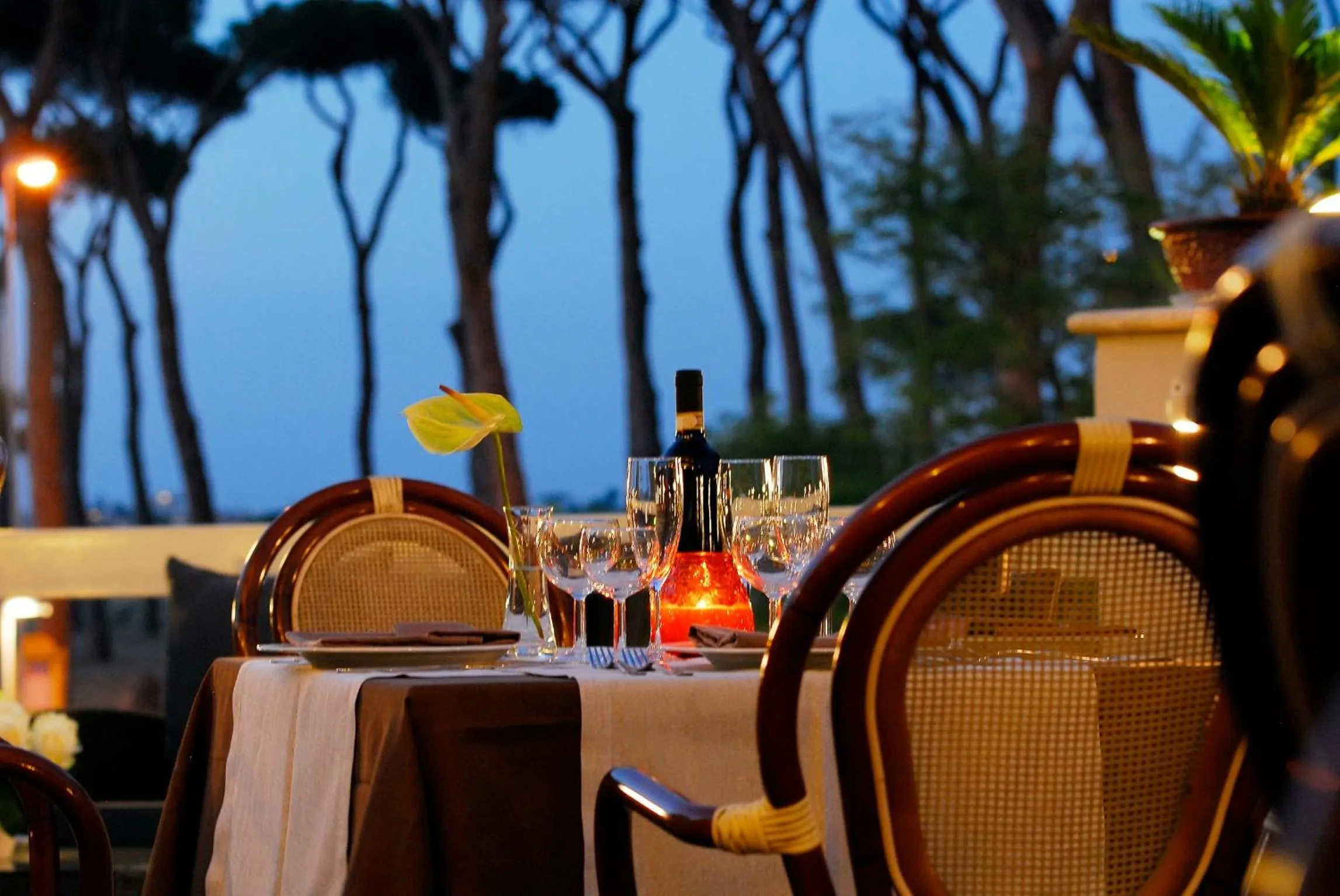 Restaurant/places to eat in Pinewood Hotel Rome