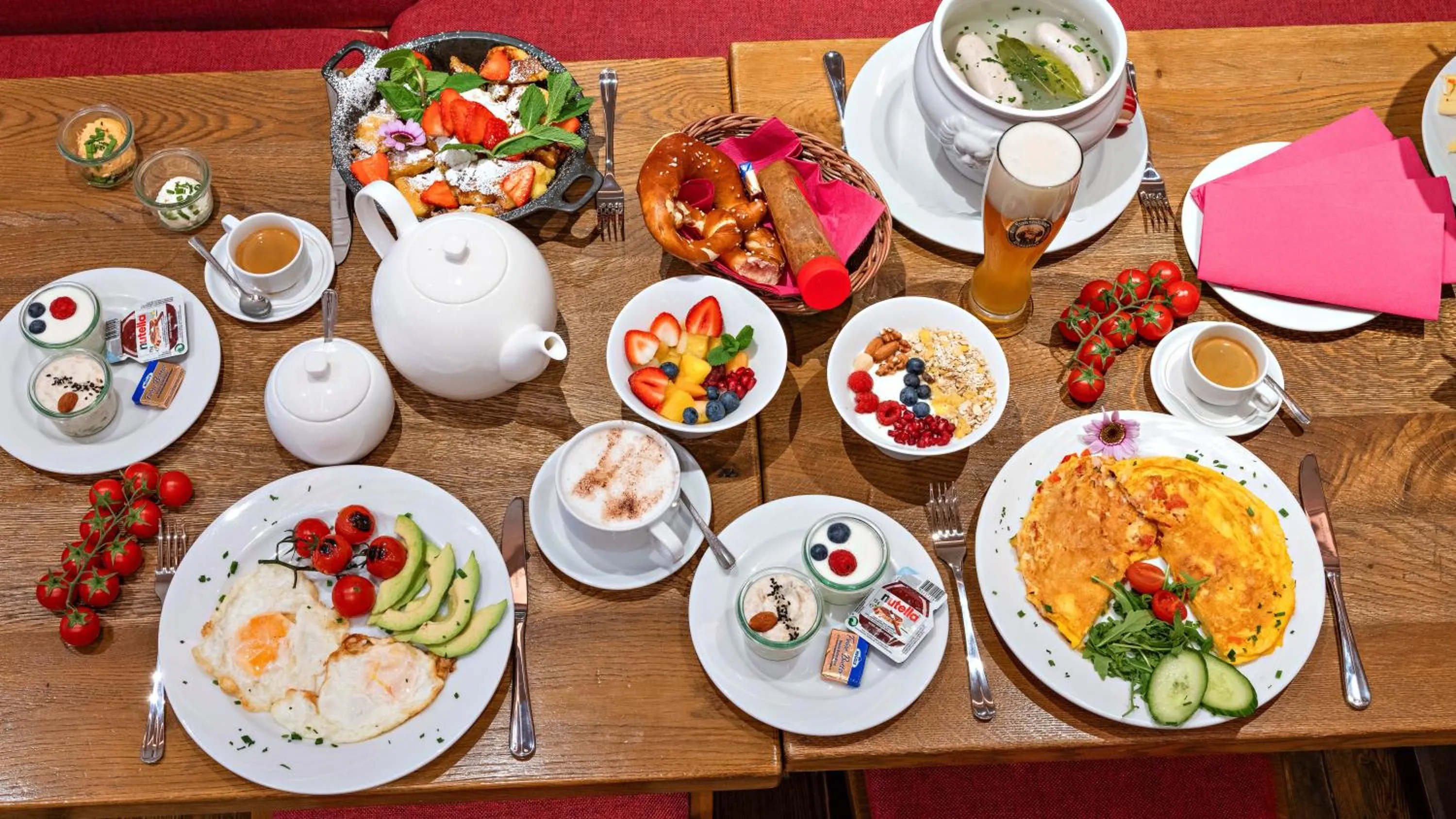 Food and drinks in Hotel Deutsche Eiche