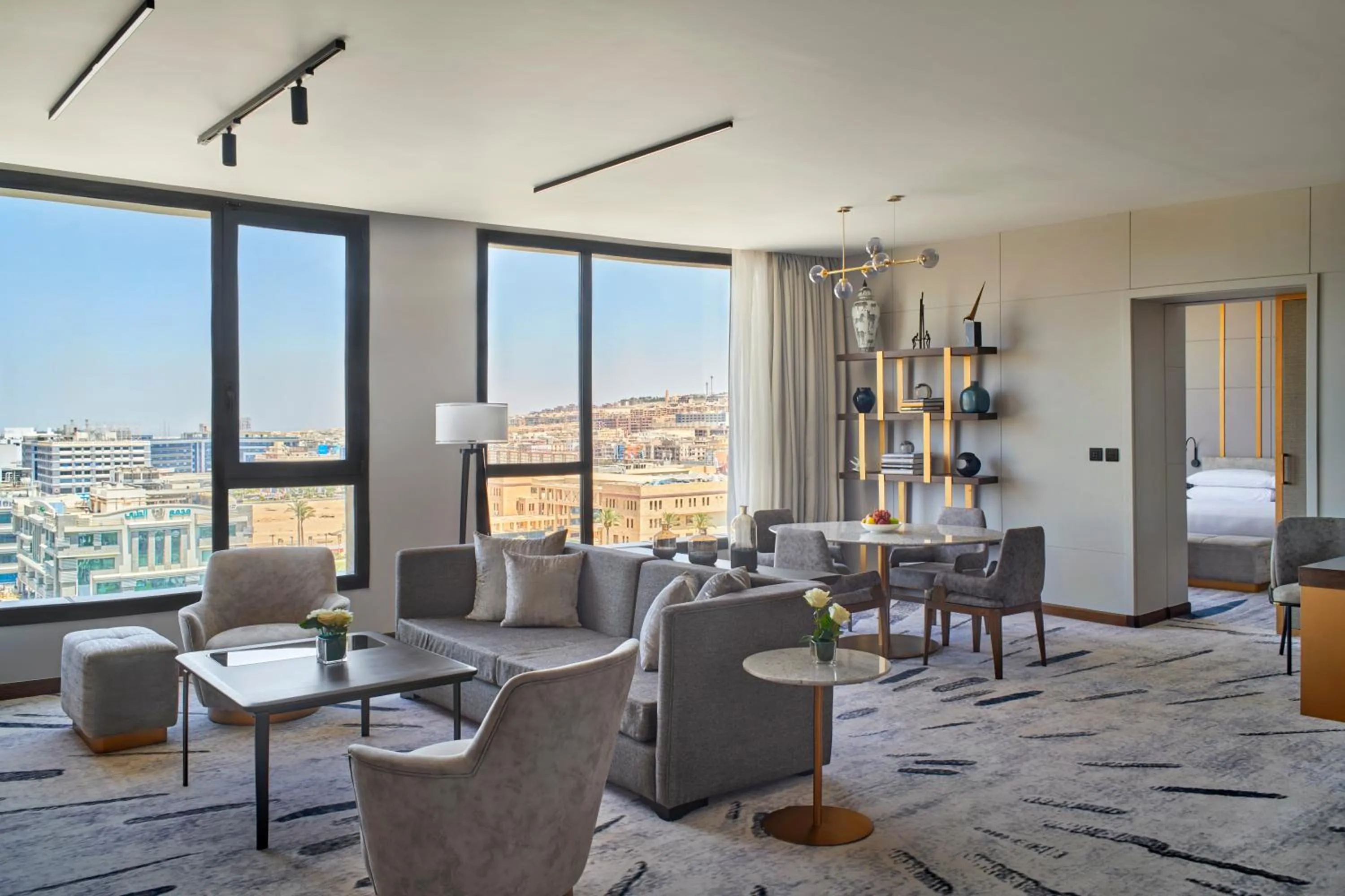 Living room in Crowne Plaza - West Cairo Arkan by IHG