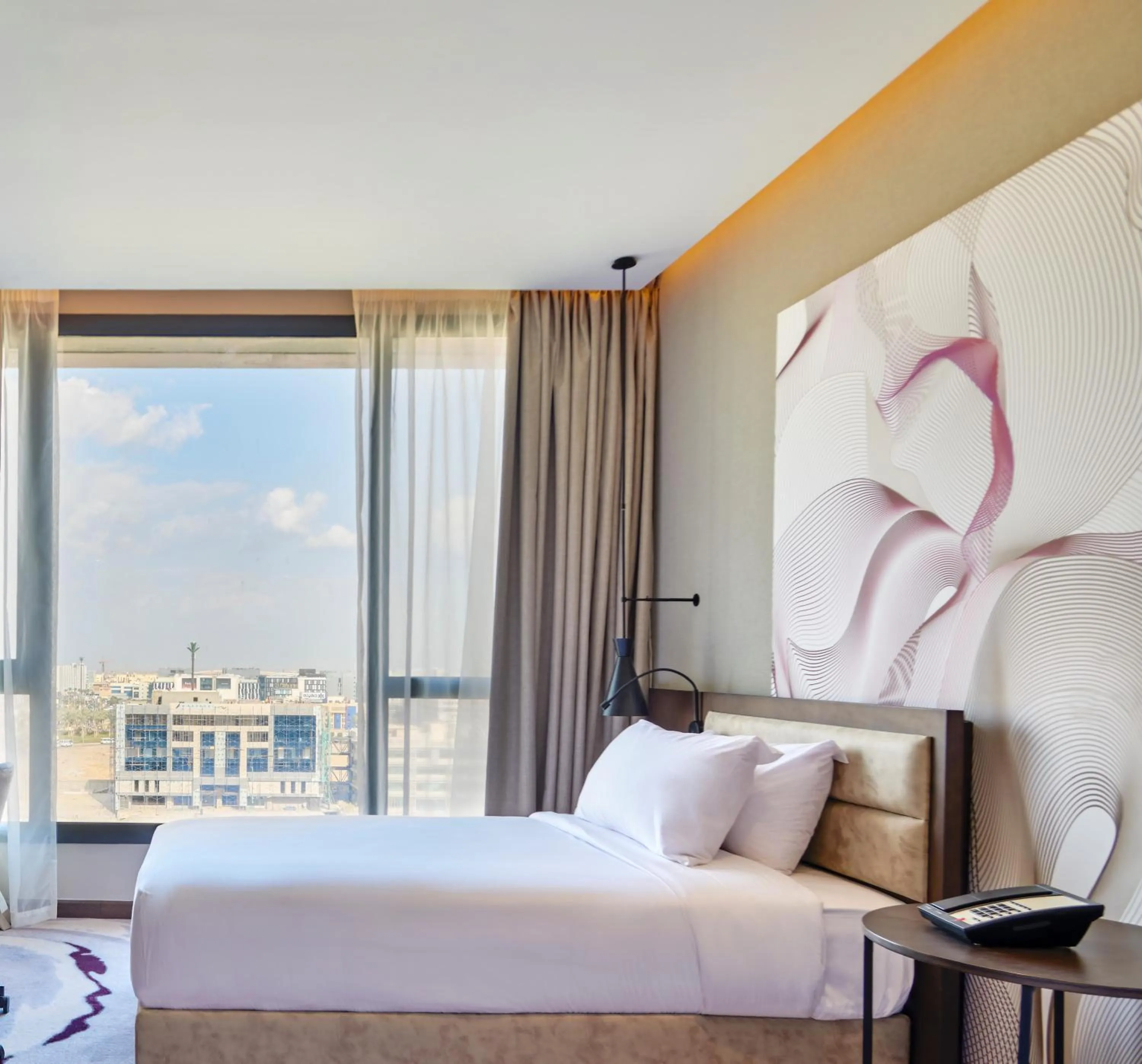 View (from property/room), Bed in Crowne Plaza - West Cairo Arkan by IHG