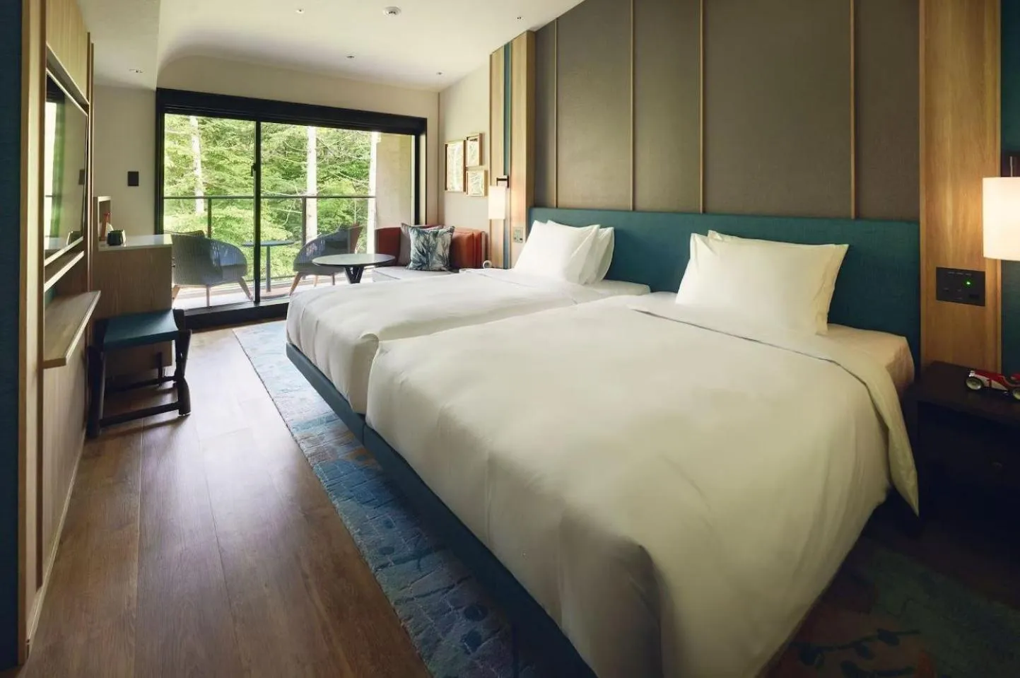 Photo of the whole room, Bed in Hotel Indigo Karuizawa