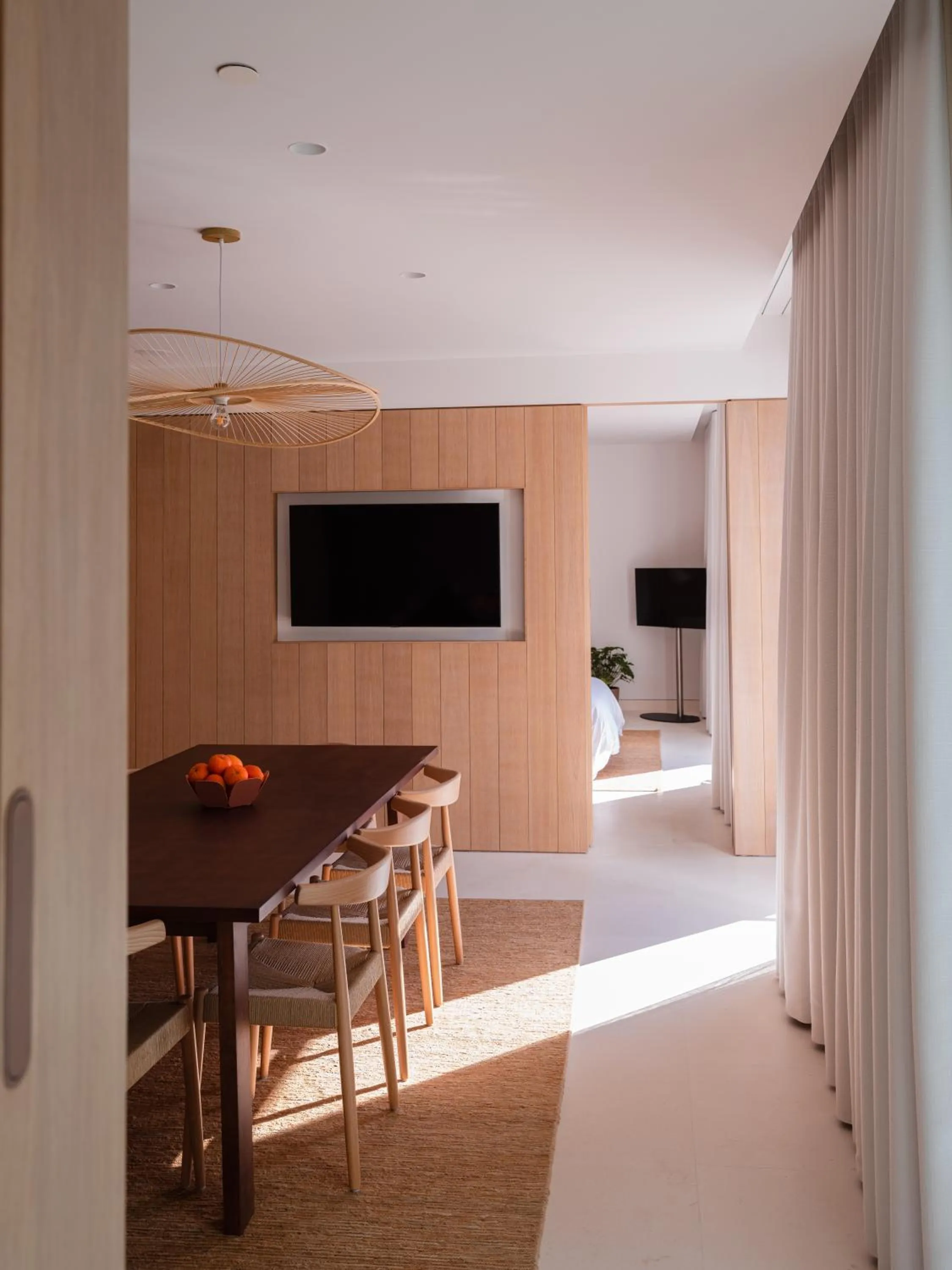 Dining area in The Standard, Ibiza