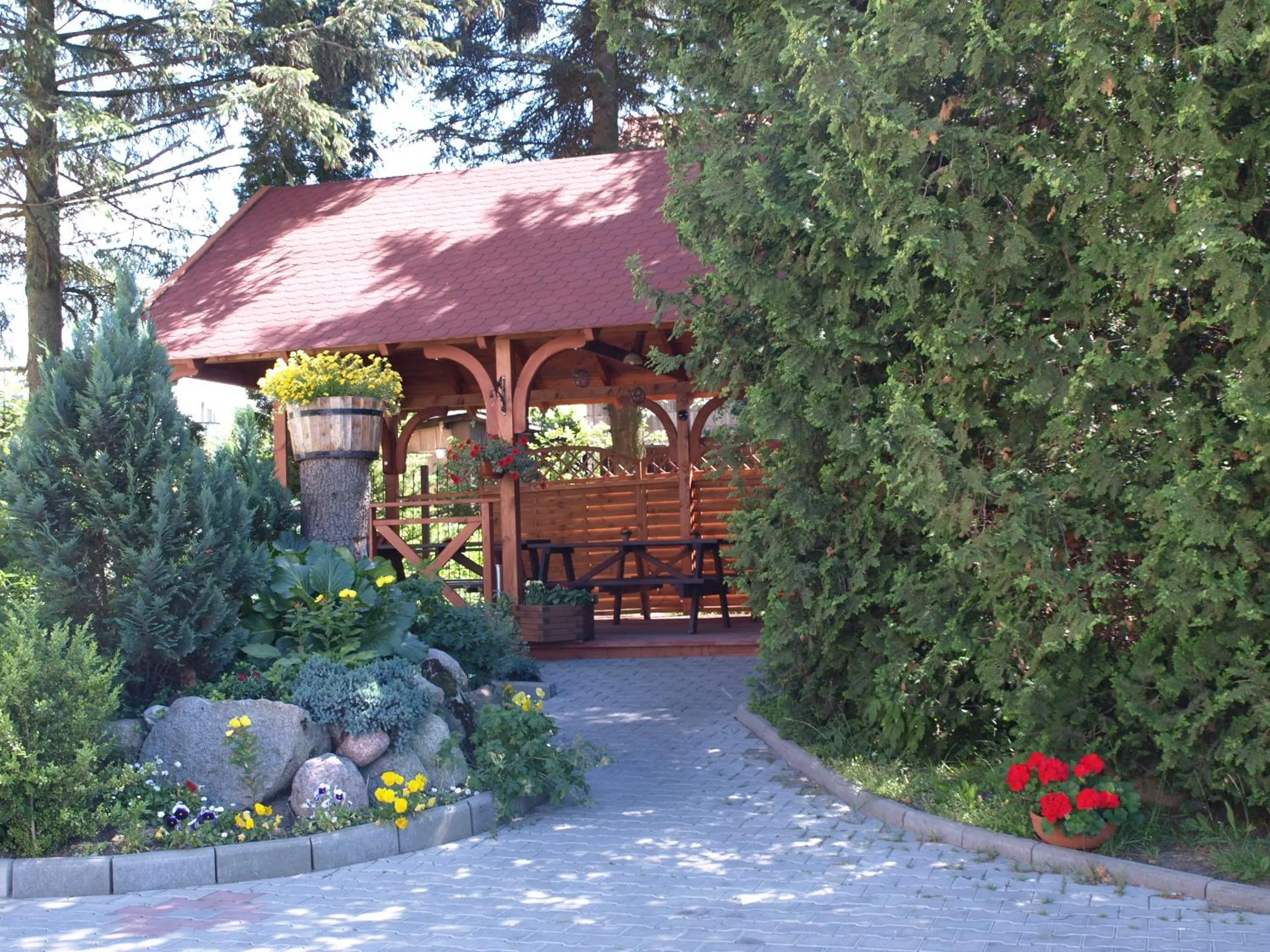 BBQ facilities in Hotel Irena