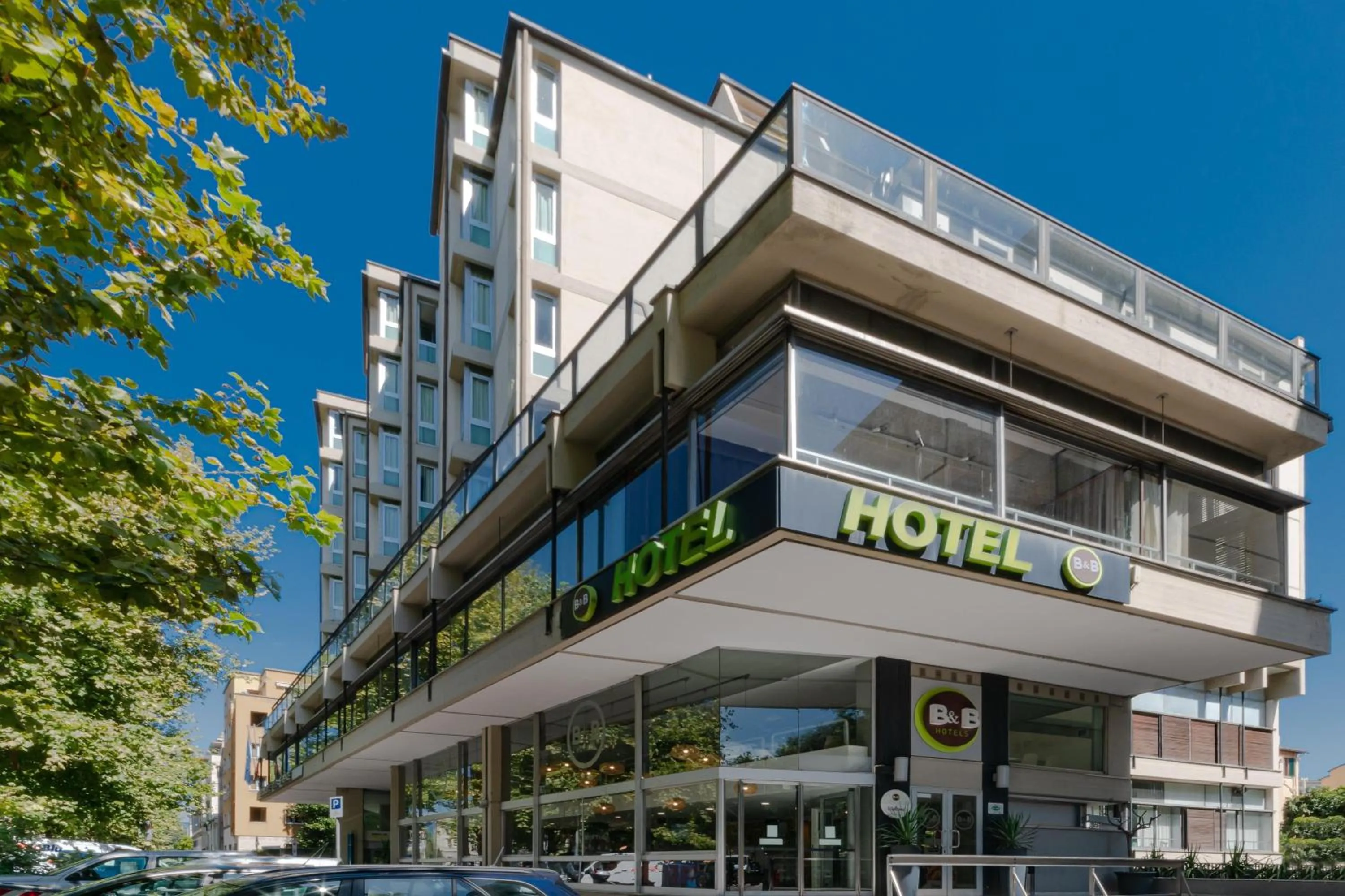 Property building in B&B Hotel Firenze City Center