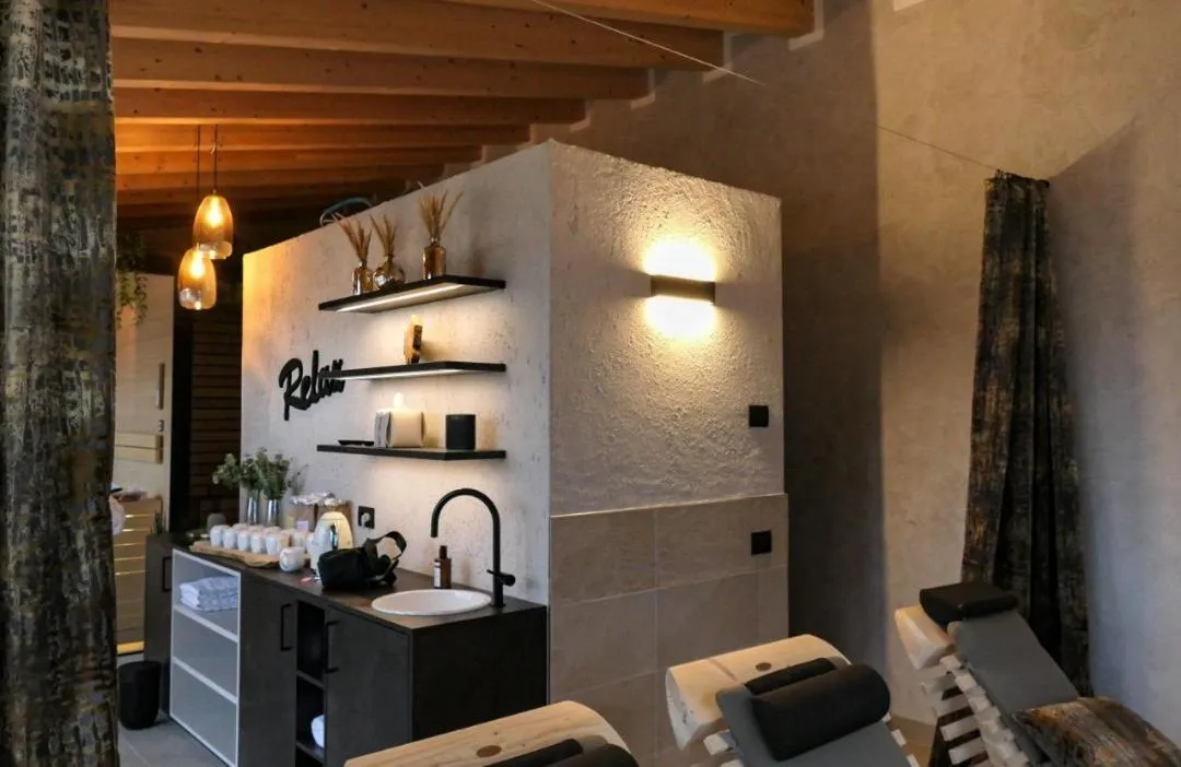 Sauna in Sibenbras Natural Aparthotel