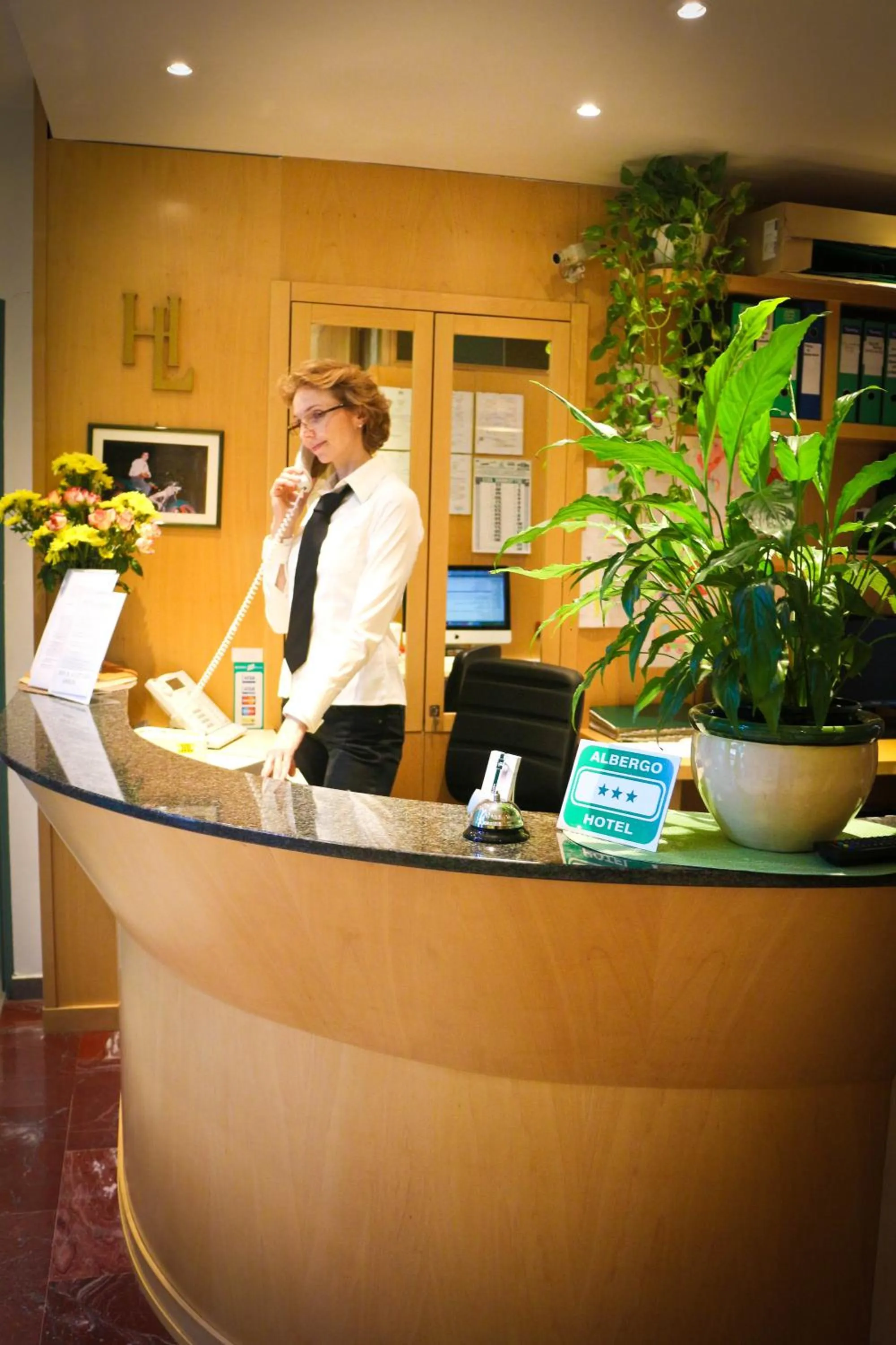 Lobby or reception in Hotel Losanna