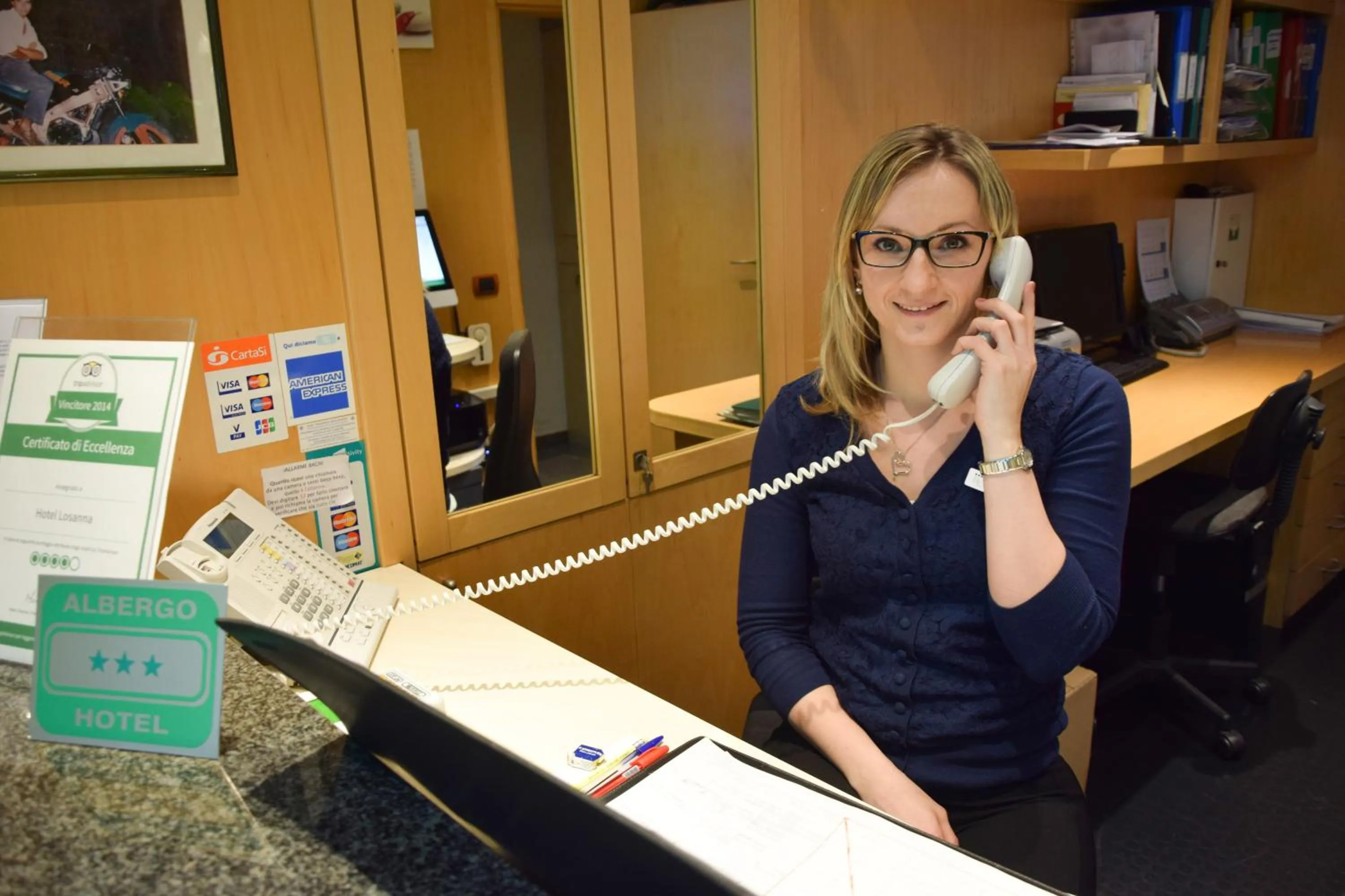 Staff in Hotel Losanna