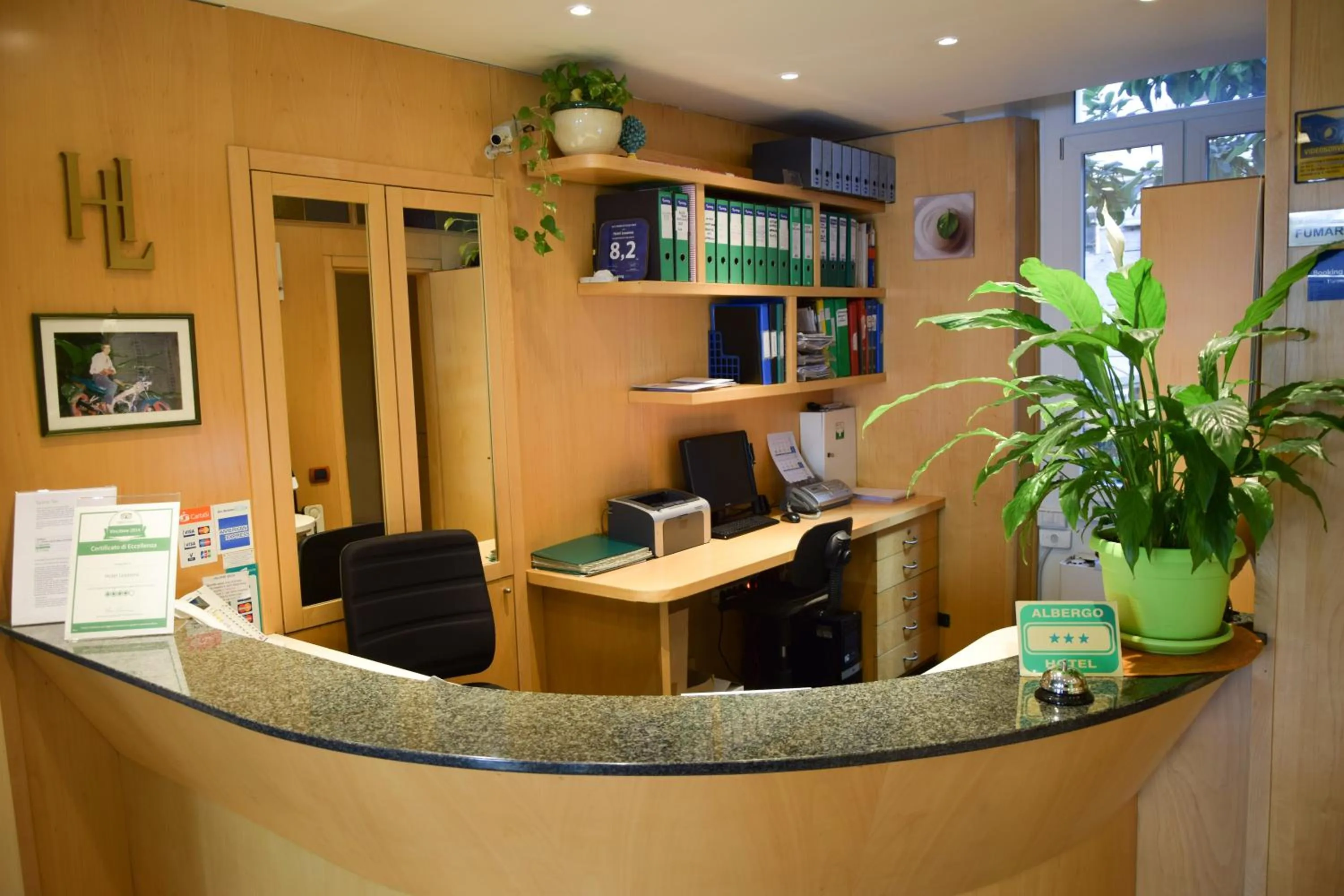 Lobby or reception in Hotel Losanna