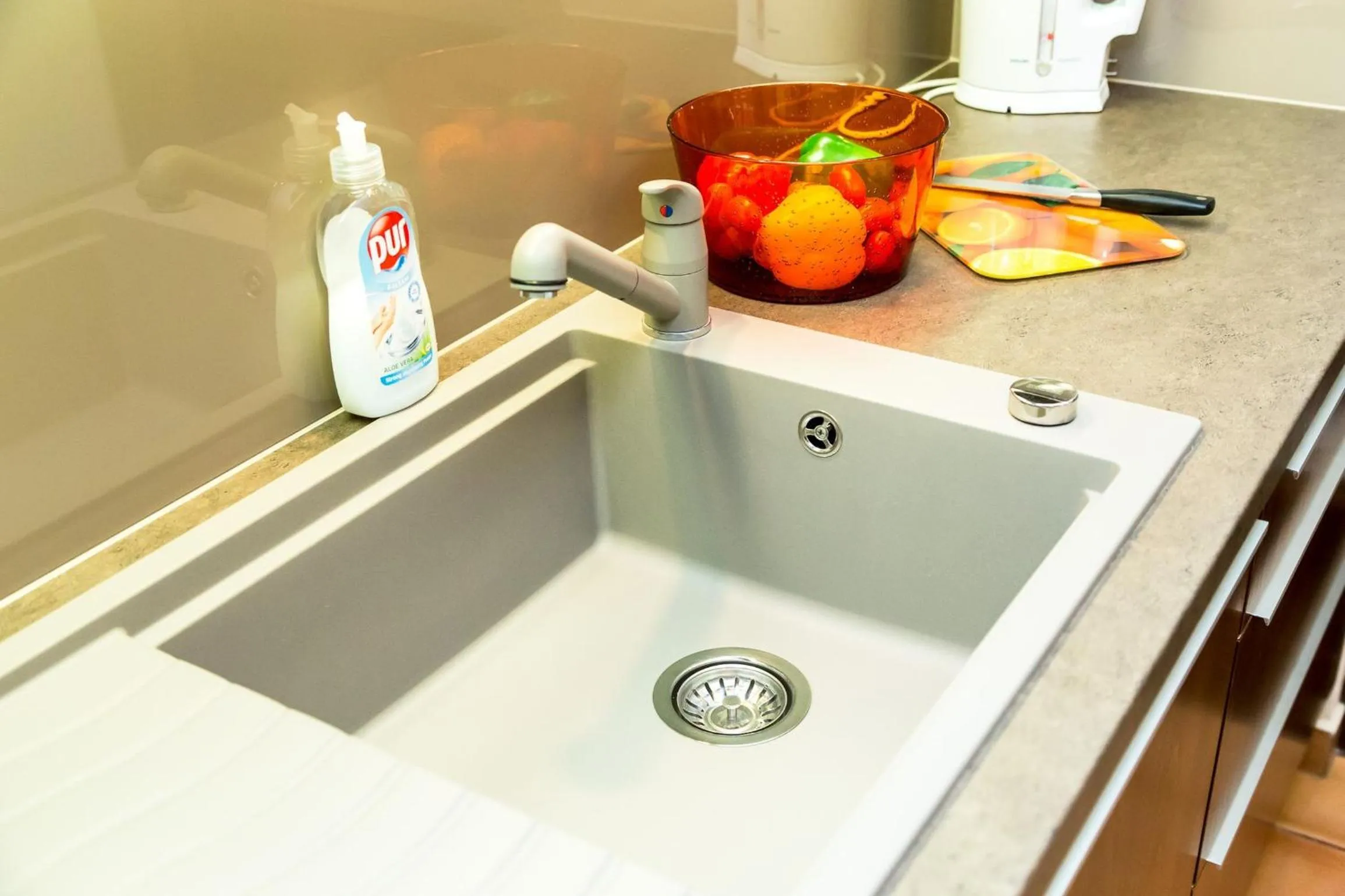 Kitchen or kitchenette in Arpad Bridge Apartments