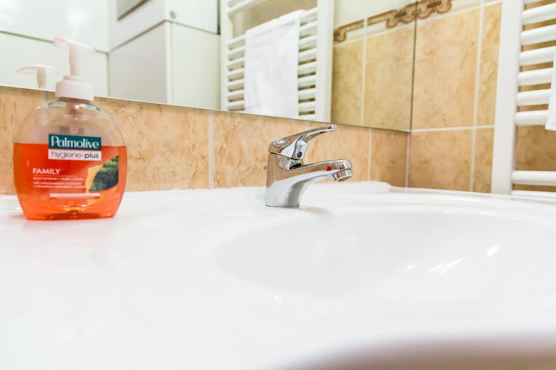 Bathroom in Arpad Bridge Apartments