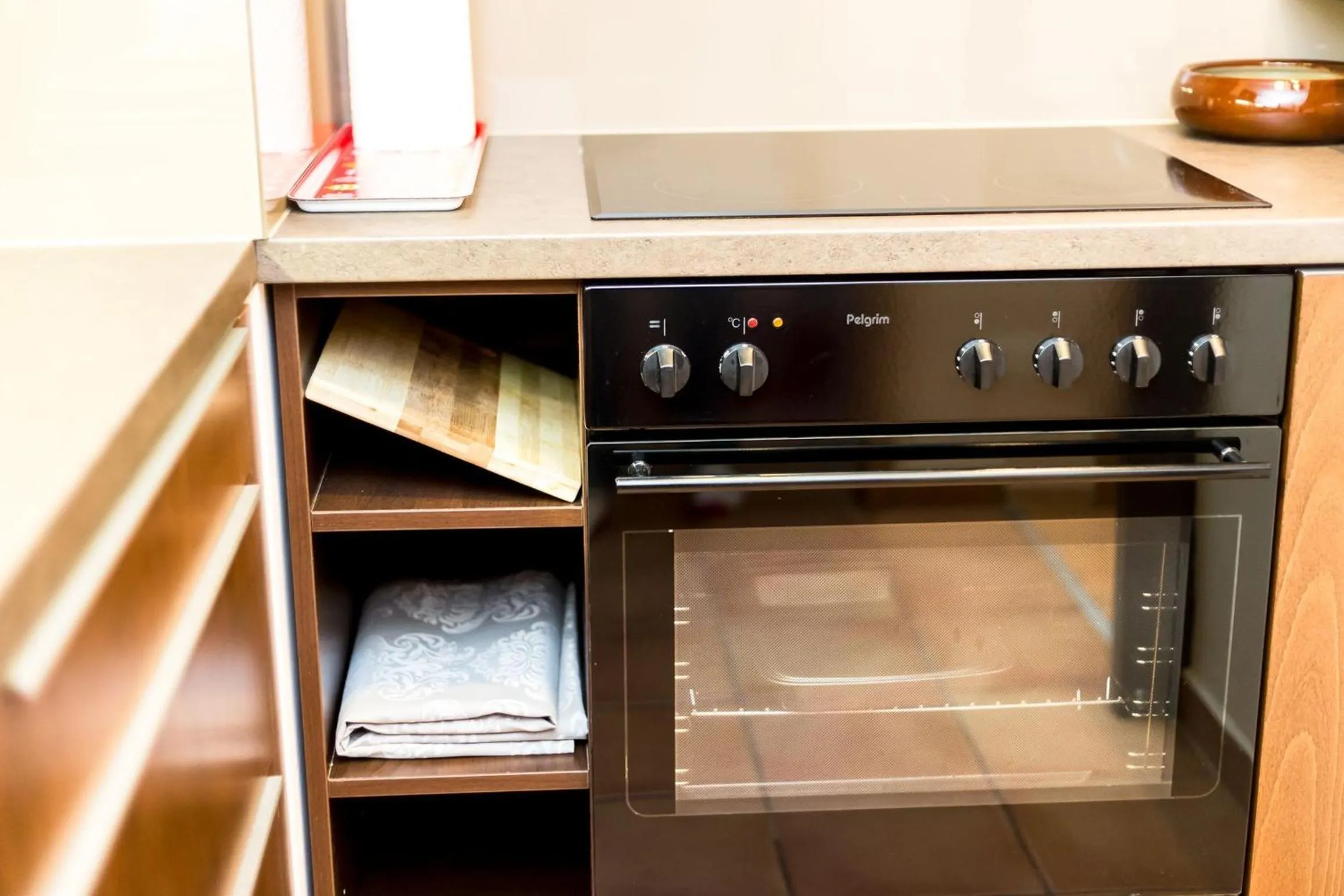 Kitchen or kitchenette in Arpad Bridge Apartments