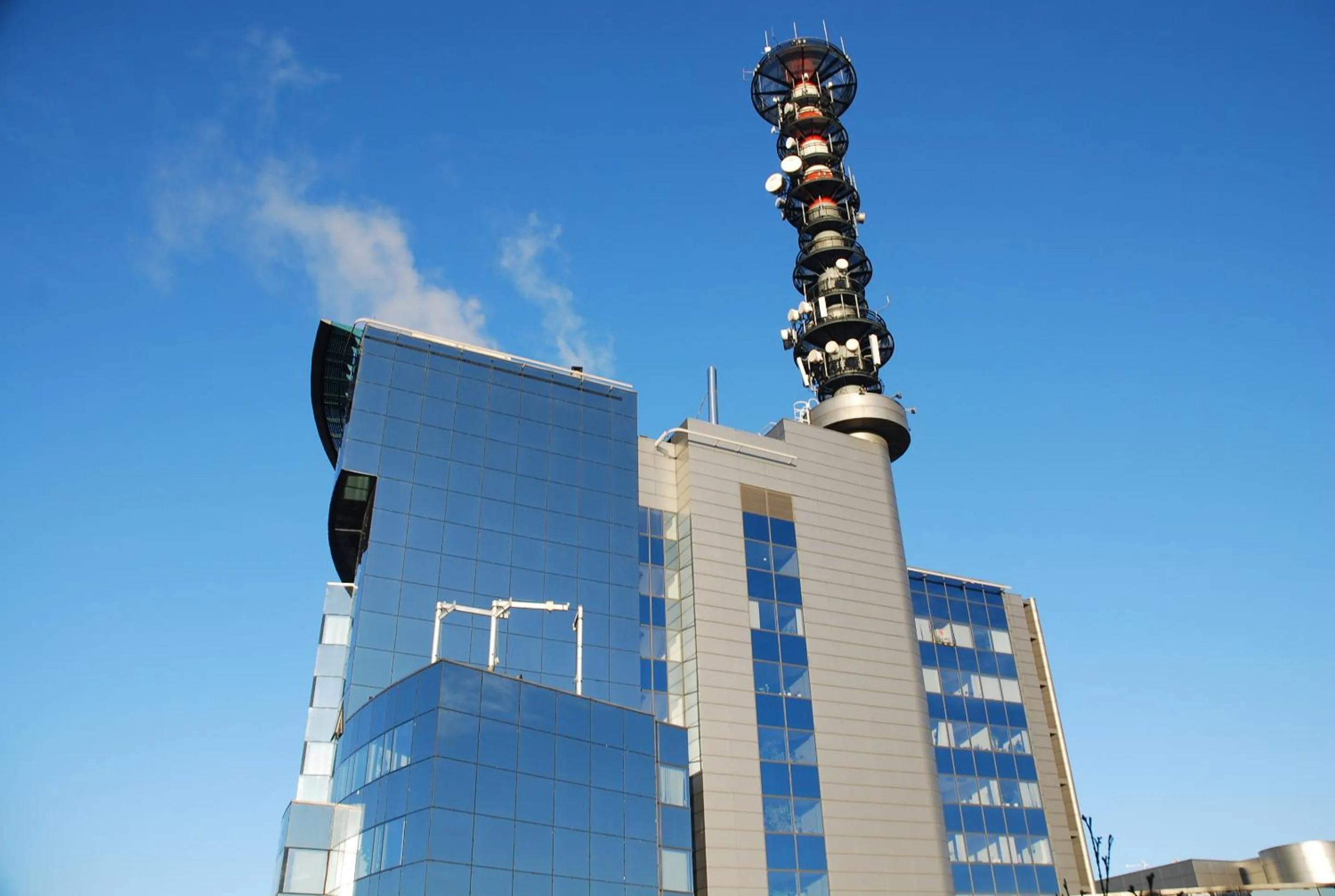 Landmark view in Arpad Bridge Apartments