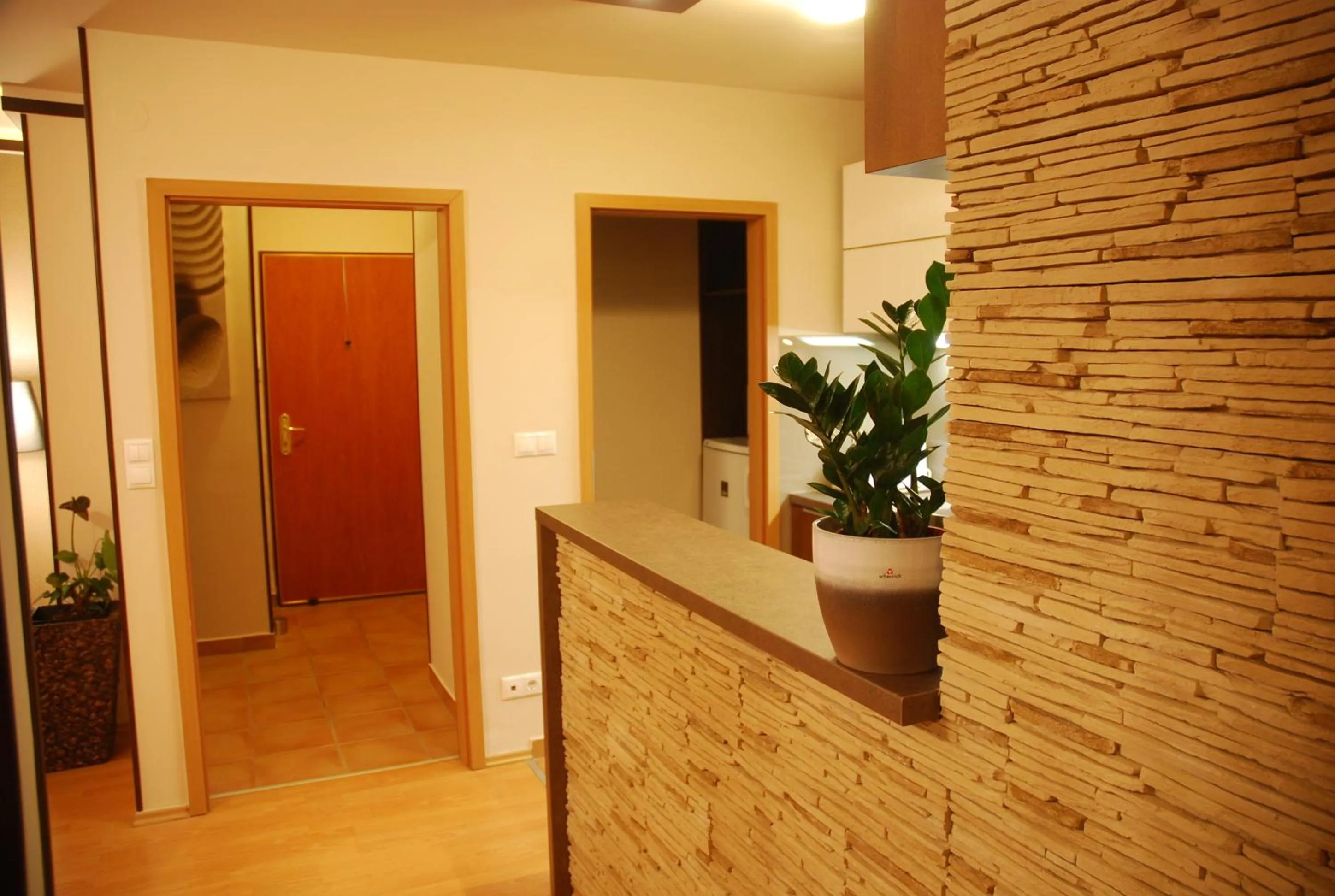 Kitchen or kitchenette in Arpad Bridge Apartments