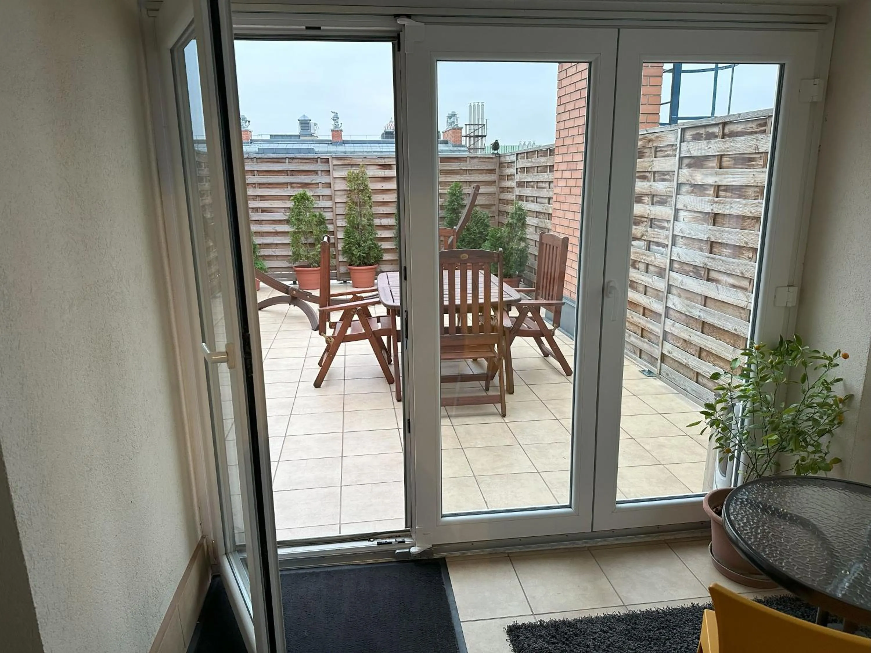 Patio in Arpad Bridge Apartments