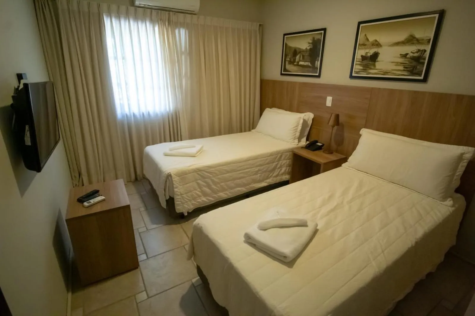 Bed in WINNER BEACH HOTEL