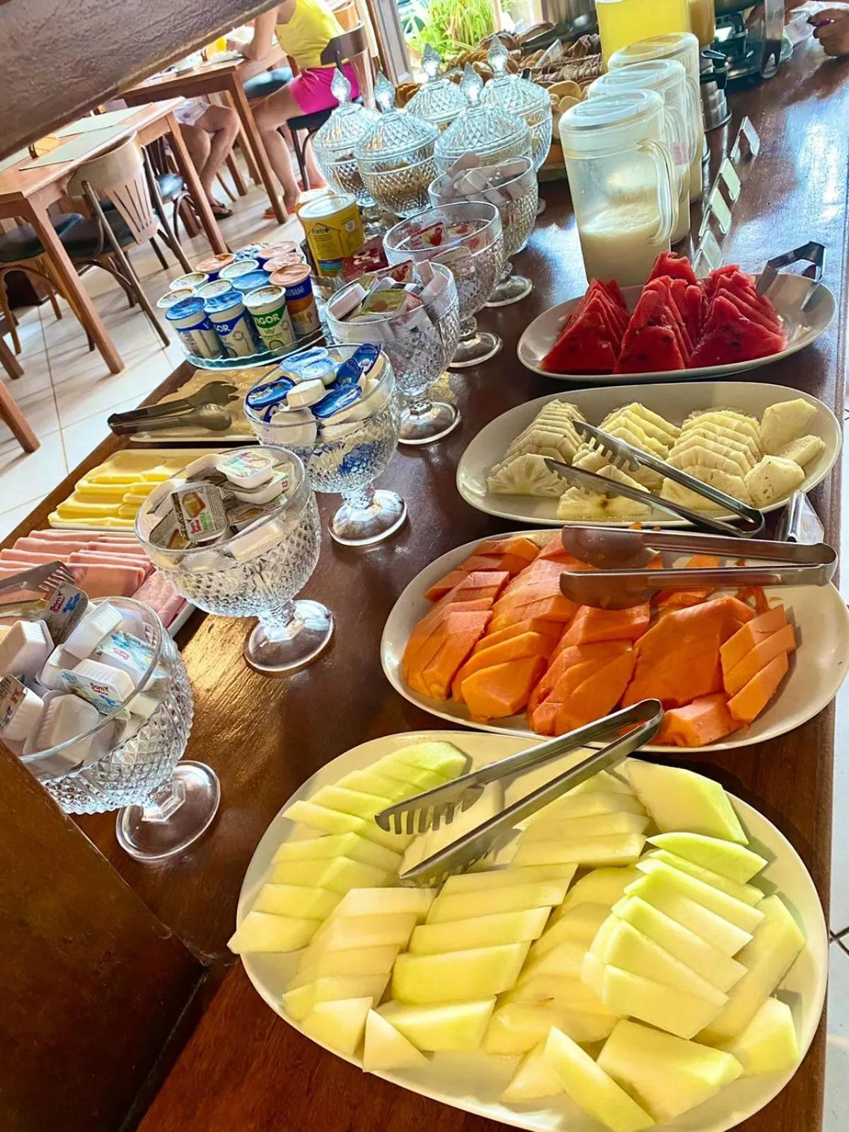 Buffet breakfast in WINNER BEACH HOTEL