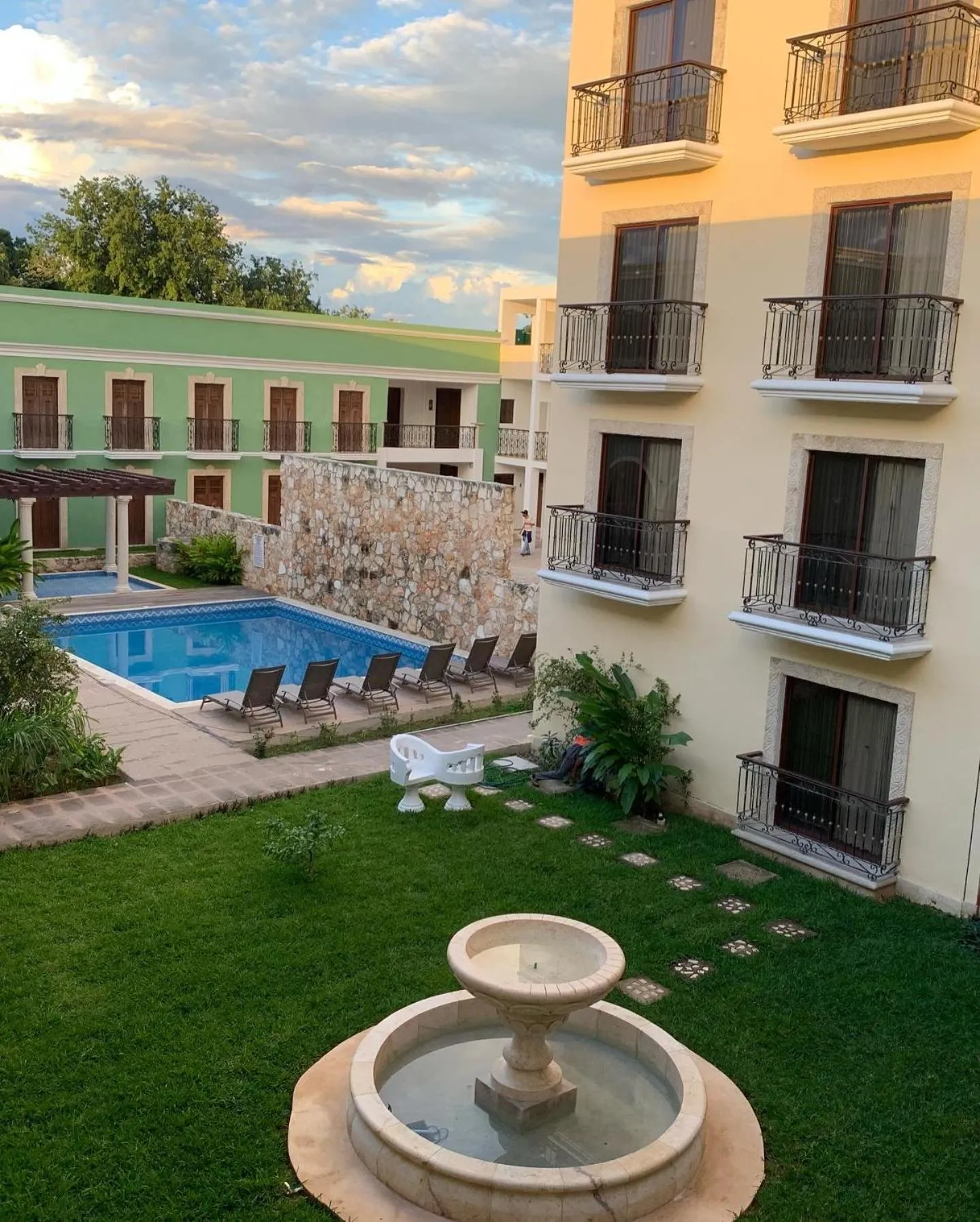 Garden view in Real Hispano