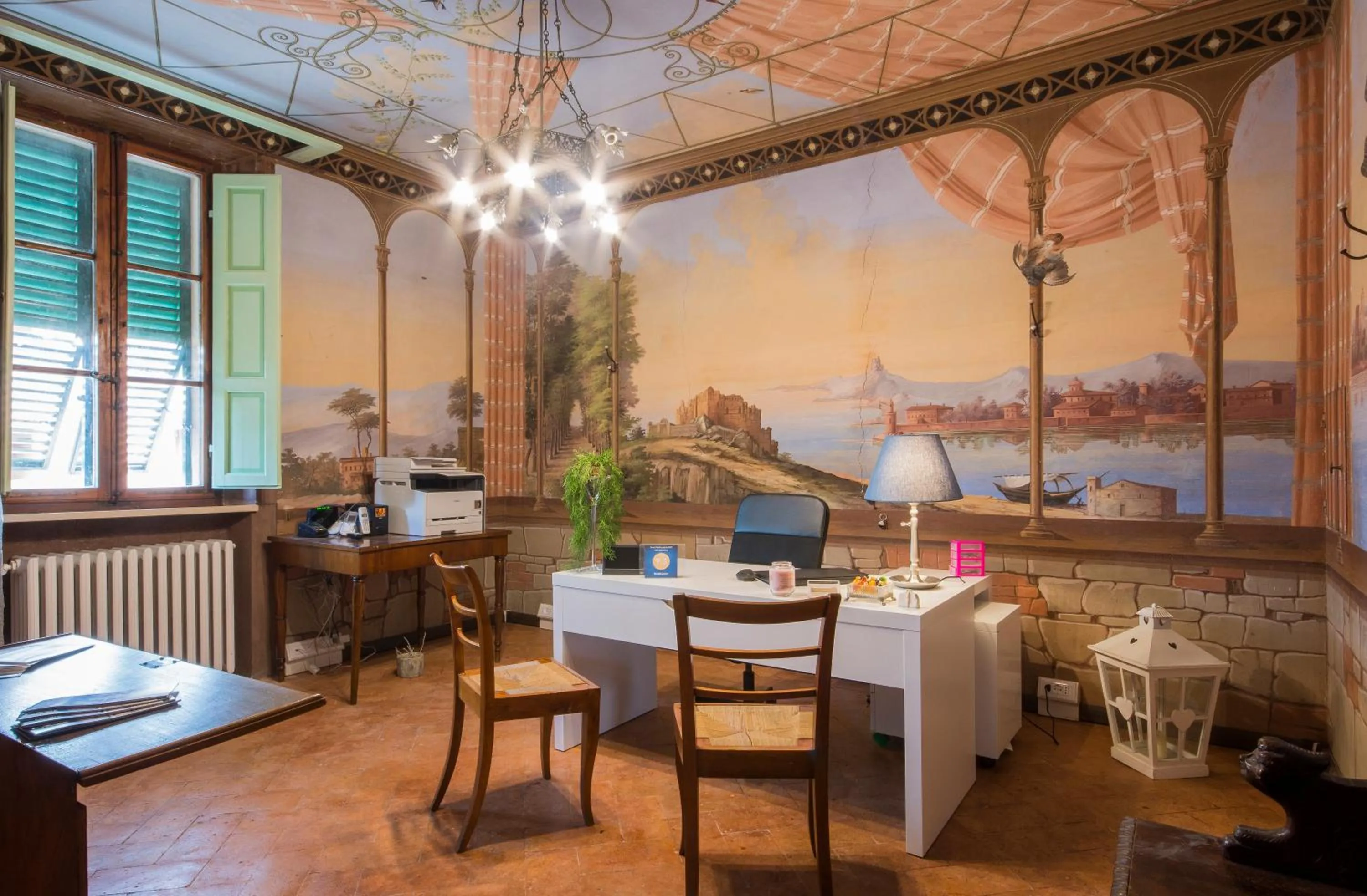 Decorative detail in Villa Sant’Andrea