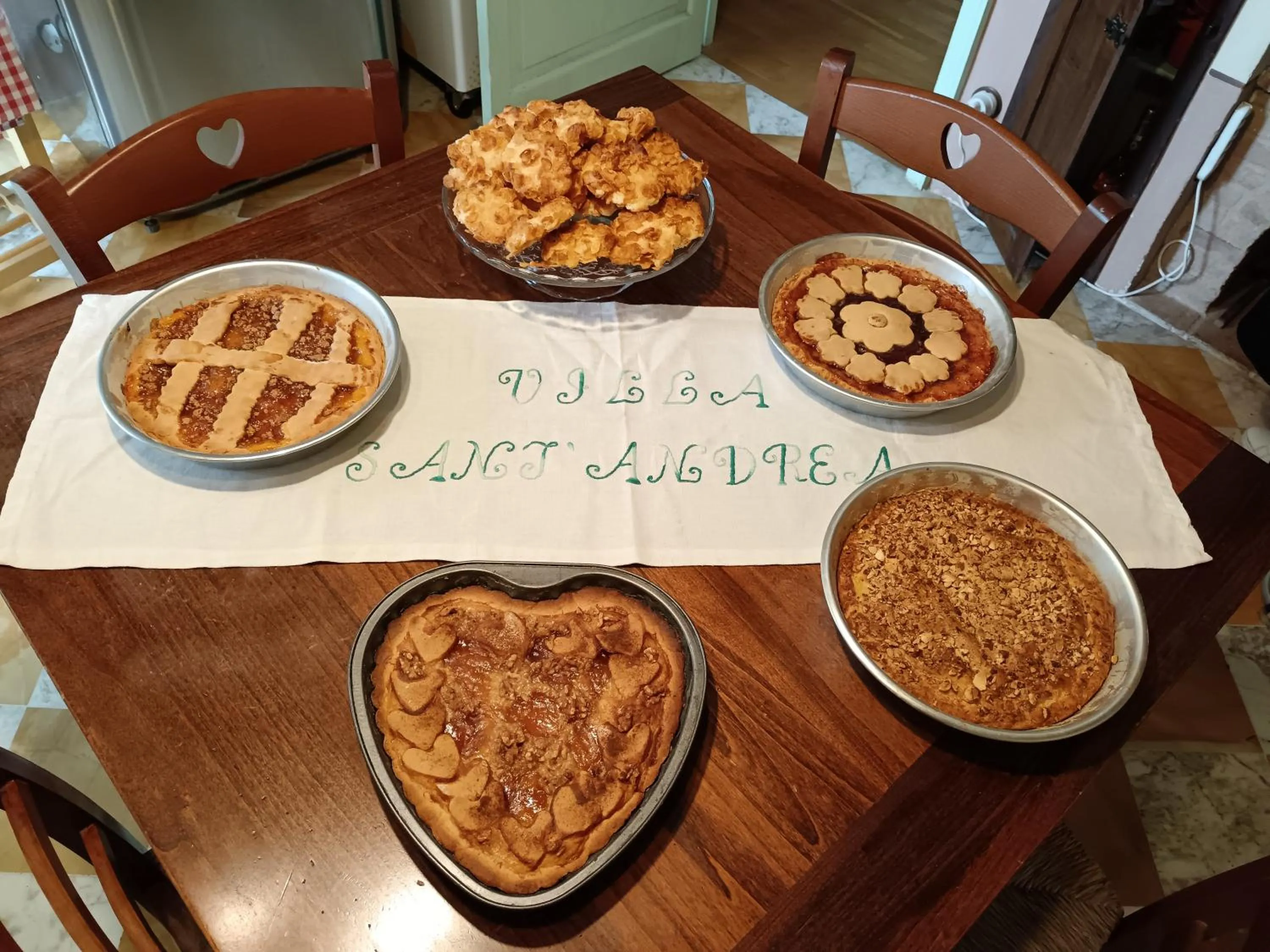 Food in Villa Sant’Andrea