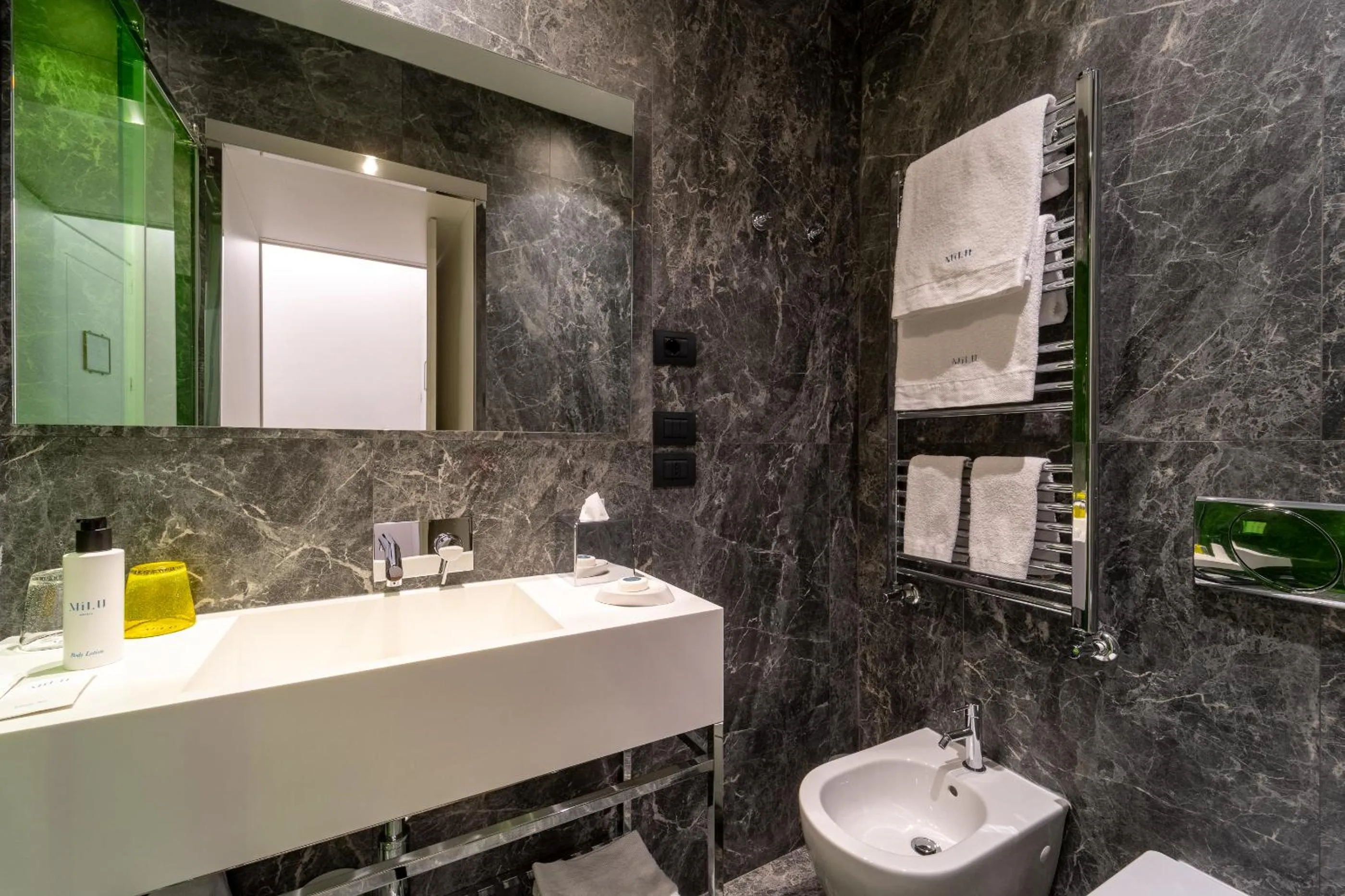 Toilet in Hotel Milu Florence