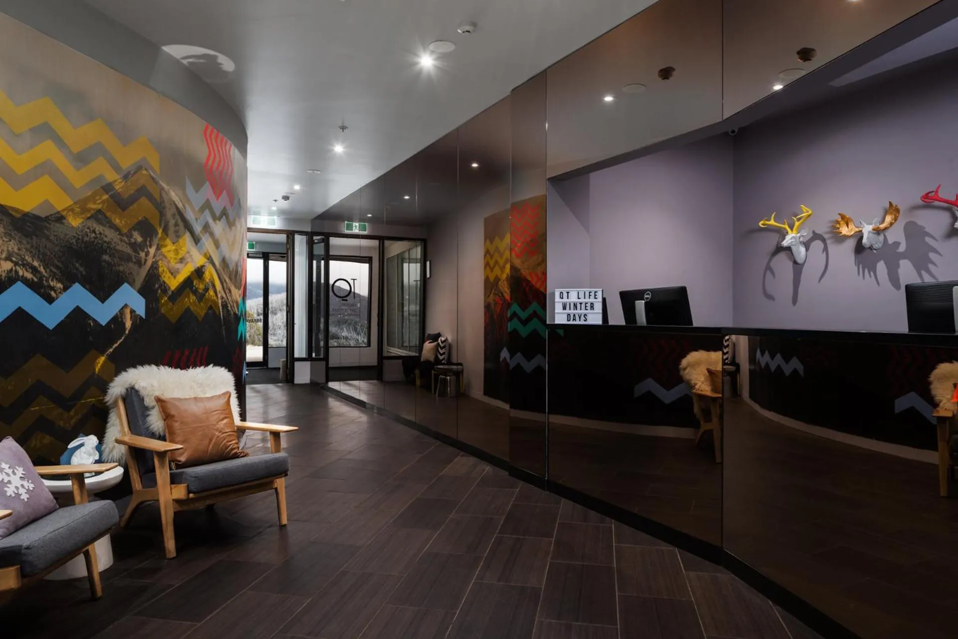 Lobby or reception in St Falls Resort