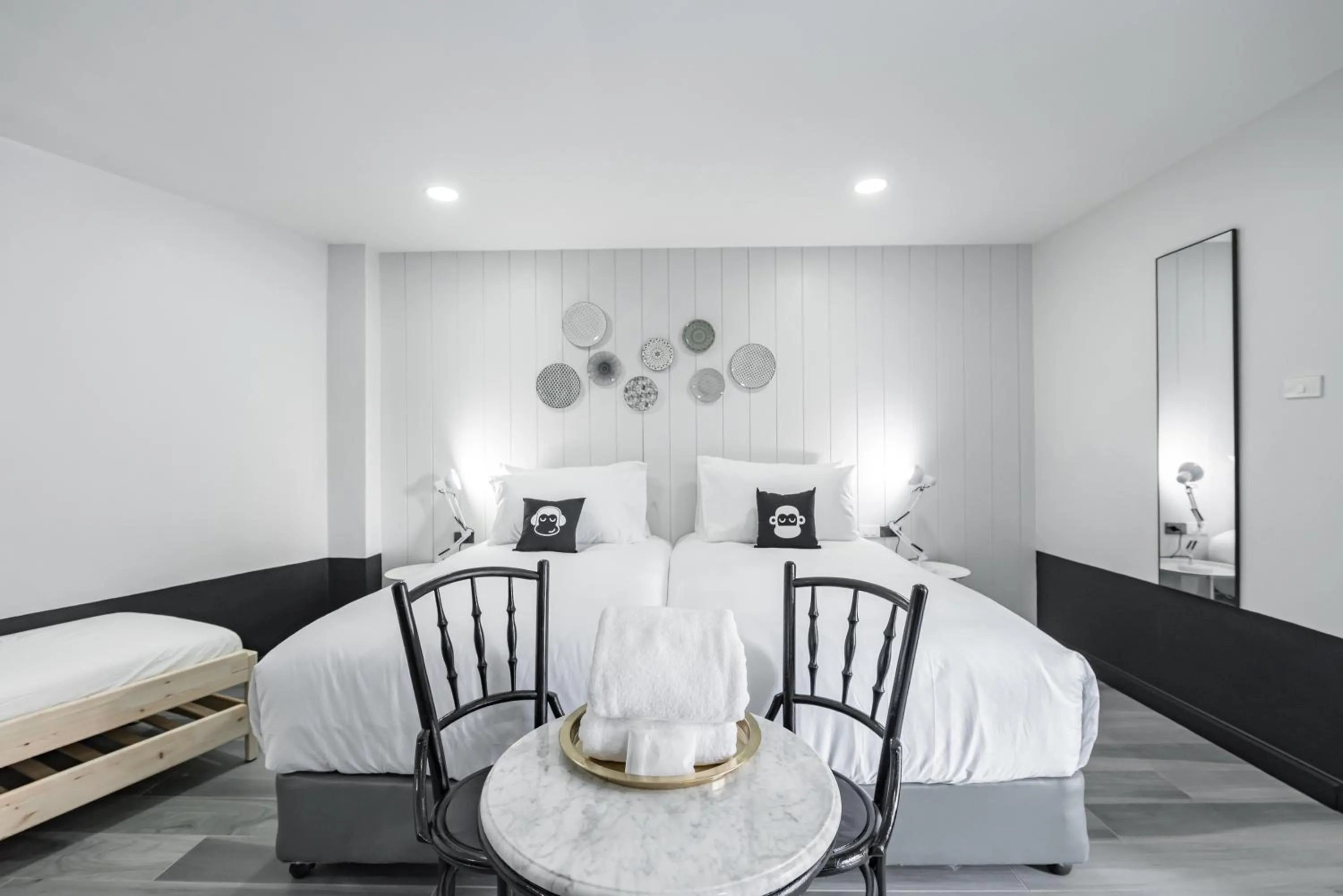 Bed in Blu Monkey Boutique Bangsaen