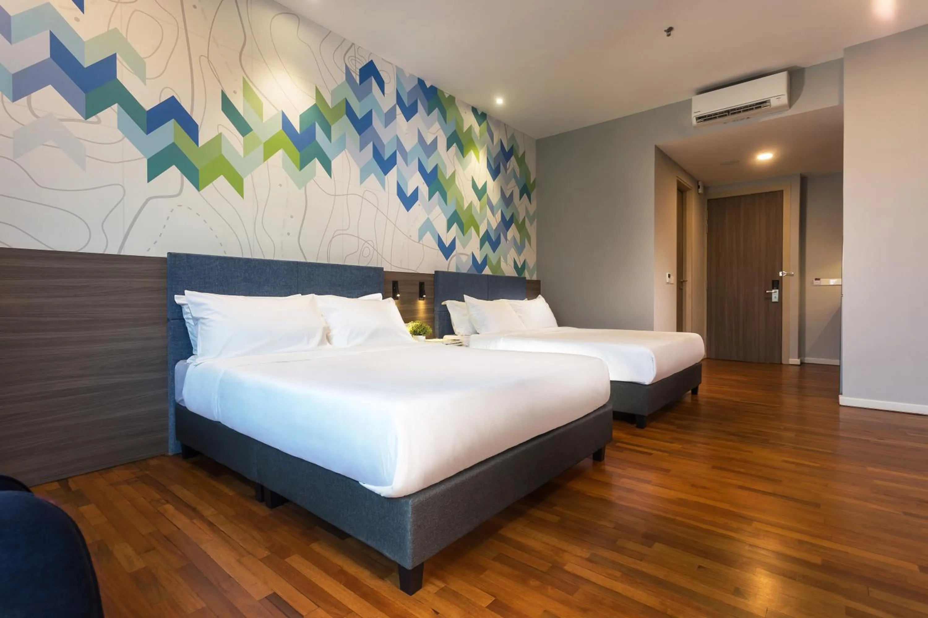 Bed in Le Vert Boutique Hotel