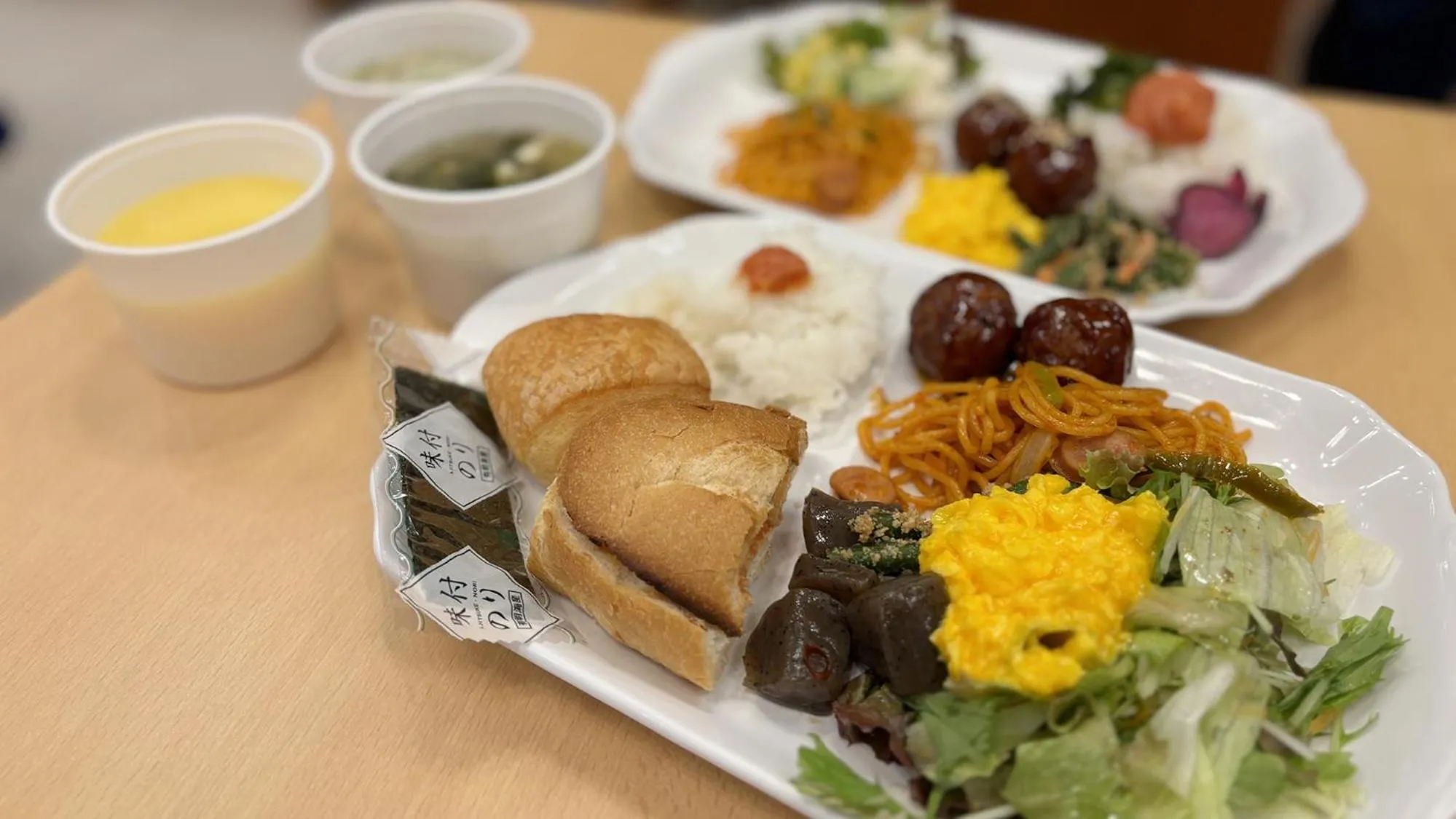 Breakfast in Toyoko Inn Kitakyushu Airport