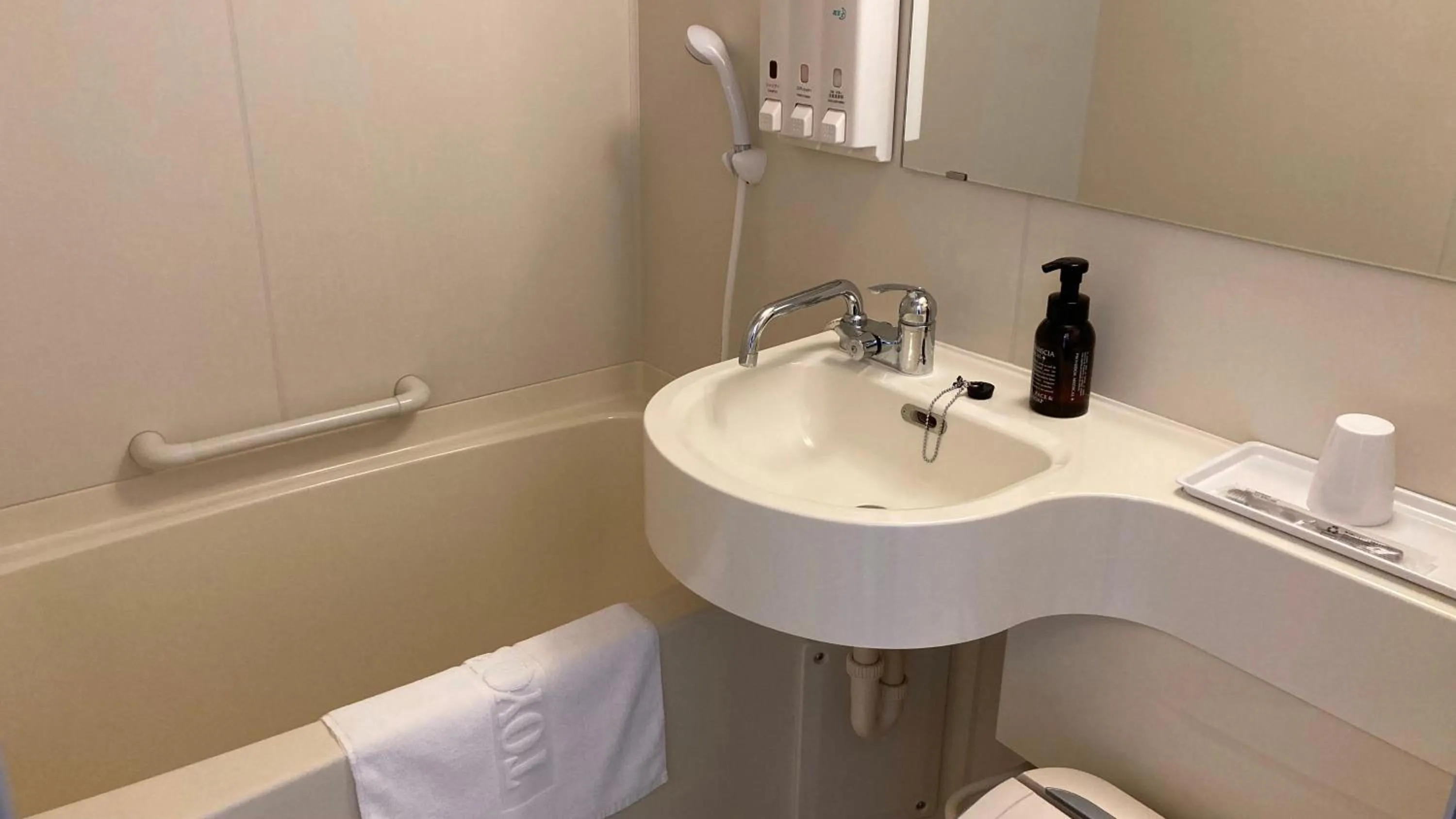 Toilet in Toyoko Inn Toyama eki Shinkansen guchi No 1