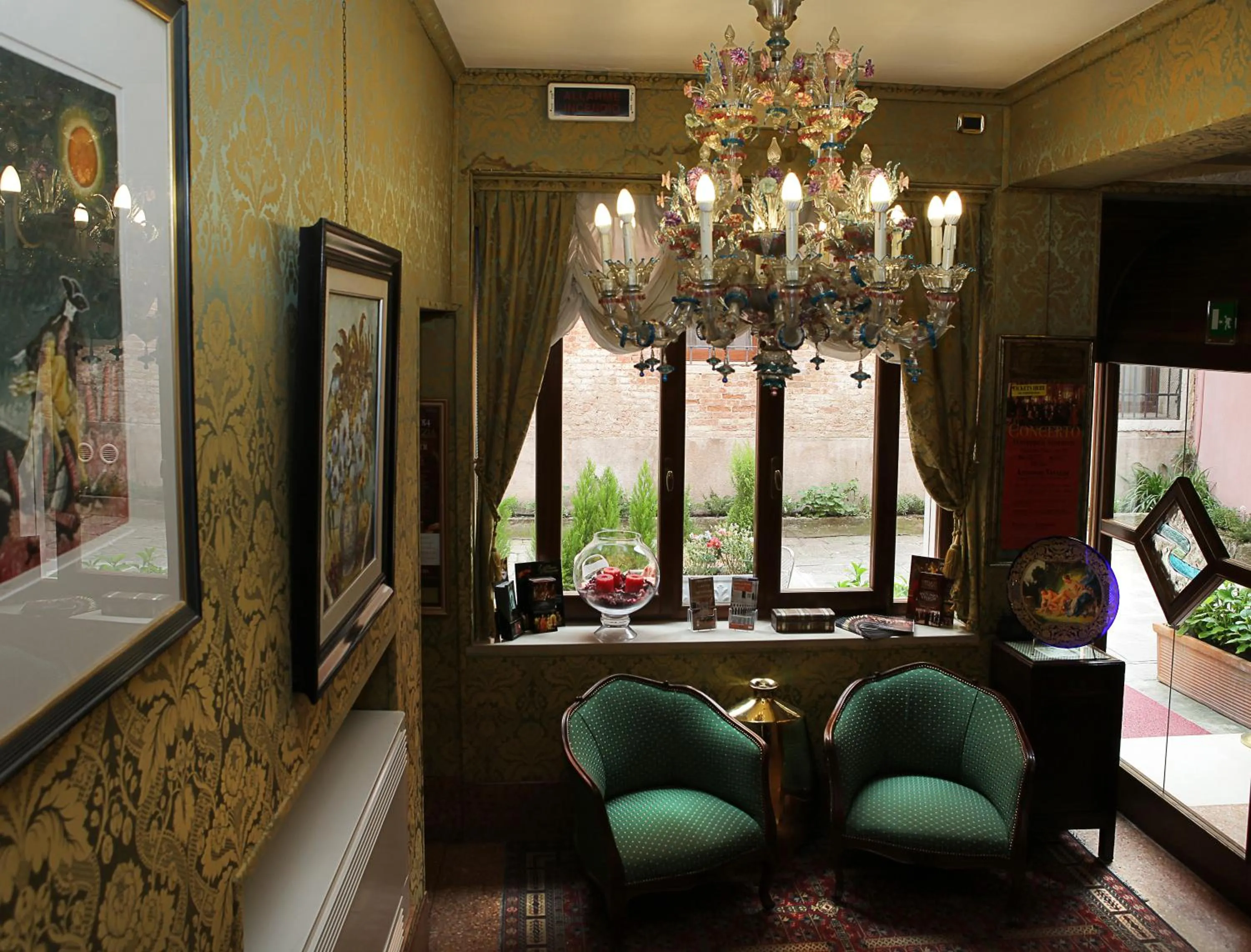 Decorative detail in Hotel Ateneo