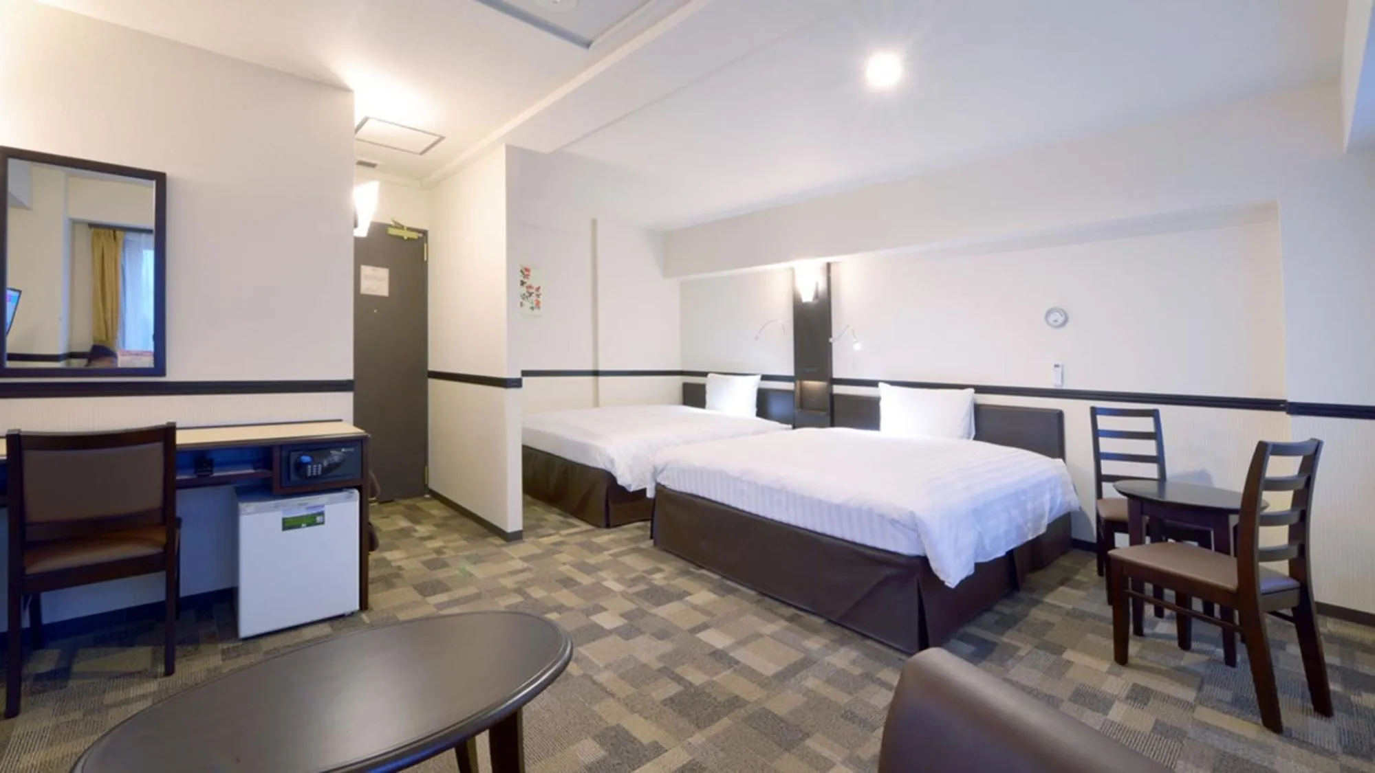 Bed in Toyoko Inn HOSPITAL INN Dokkyo Medical University