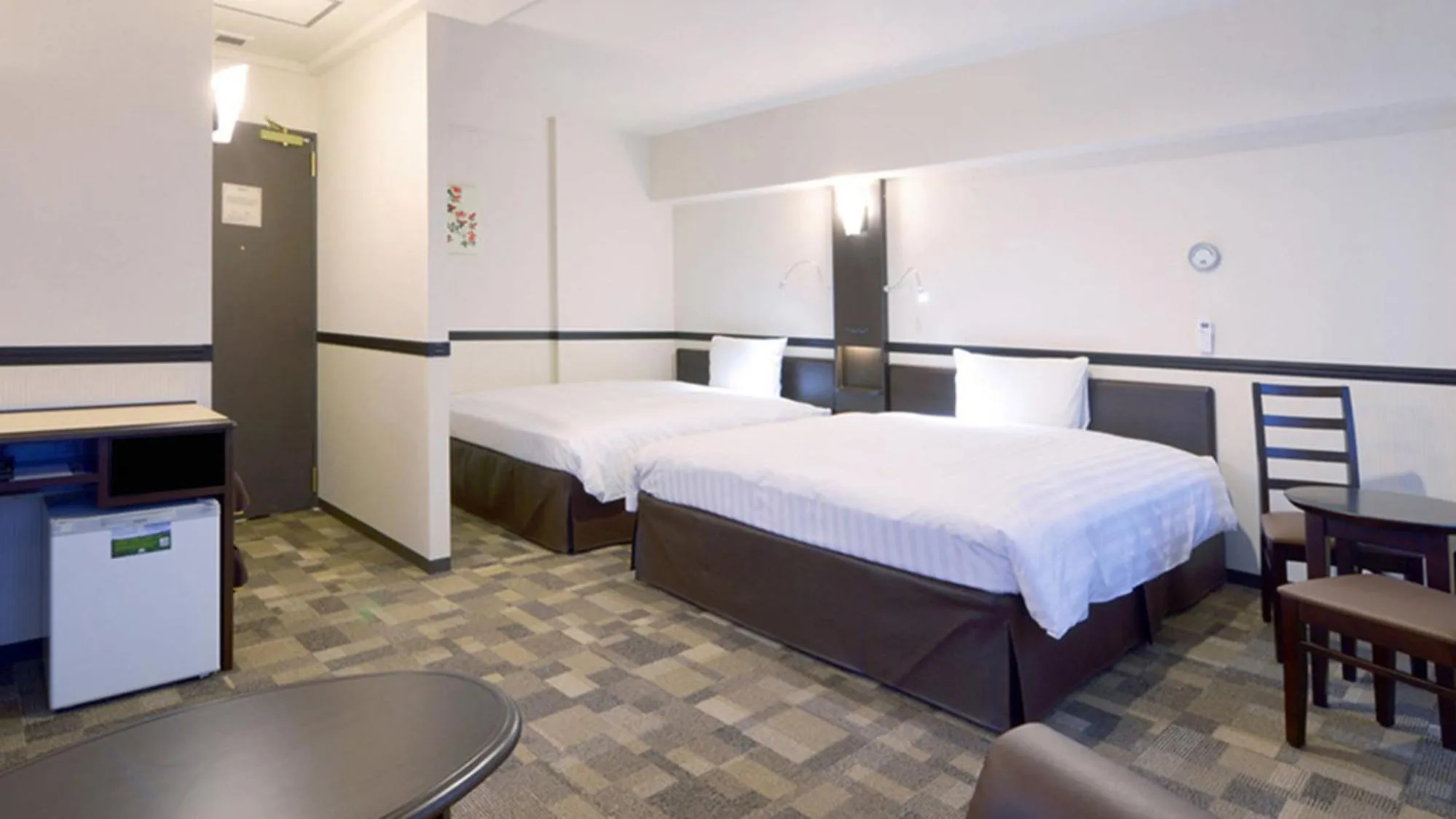 Bed in Toyoko Inn HOSPITAL INN Dokkyo Medical University