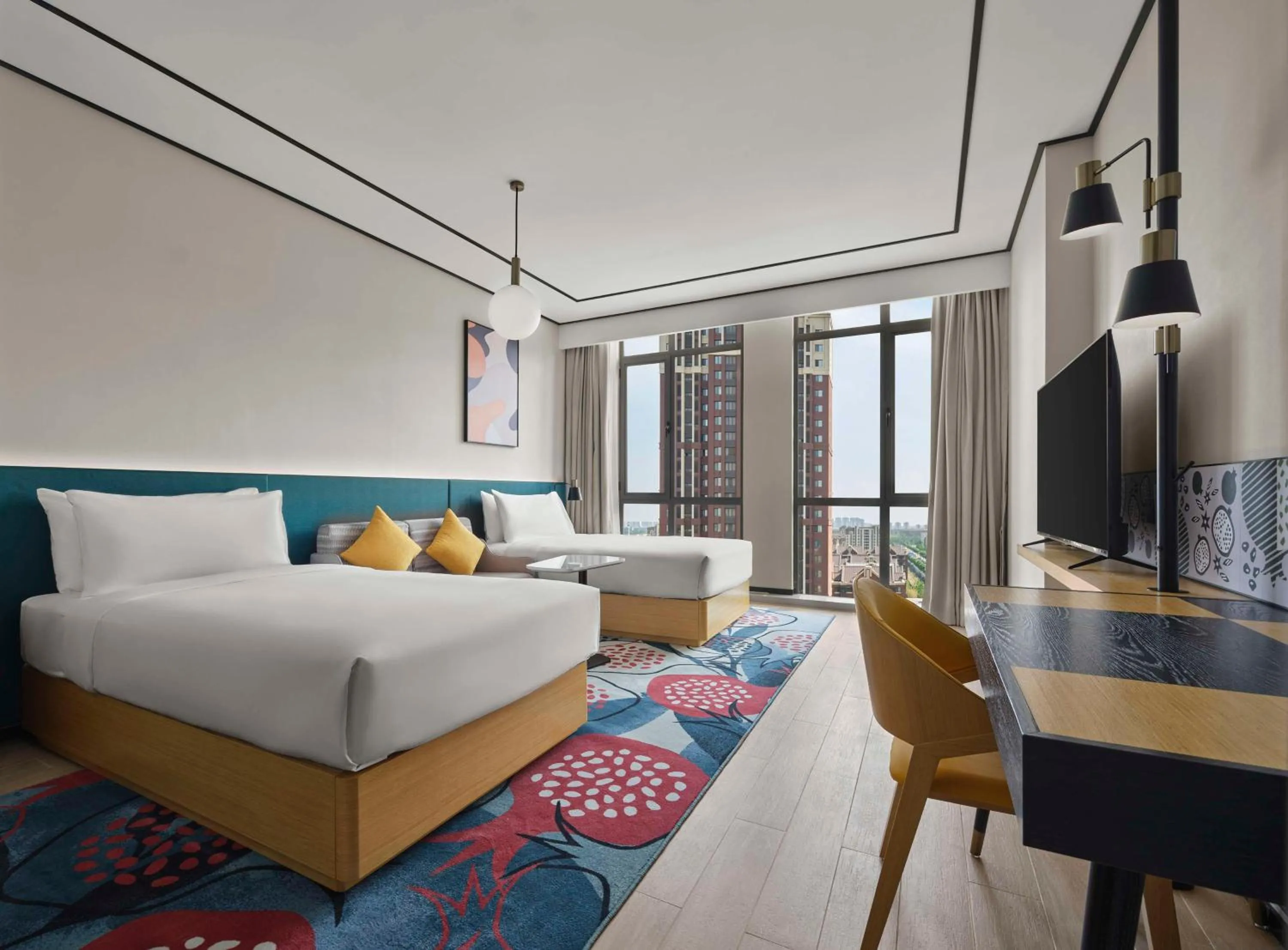 Bed in Hilton Garden Inn Tianjin Huayuan