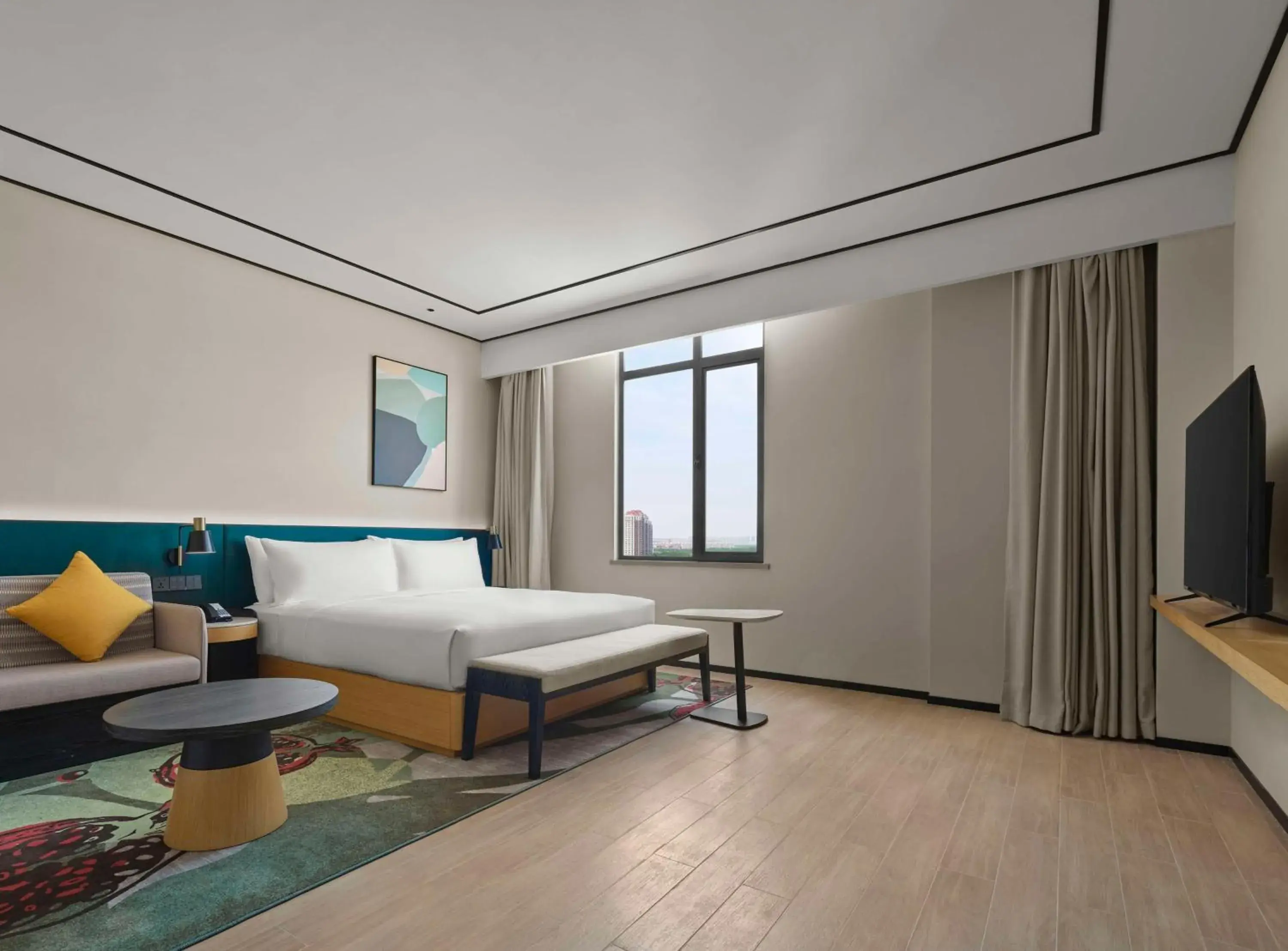 Deluxe King Room in Hilton Garden Inn Tianjin Huayuan Deluxe King Room in Hilton Garden Inn Tianjin Huayuan